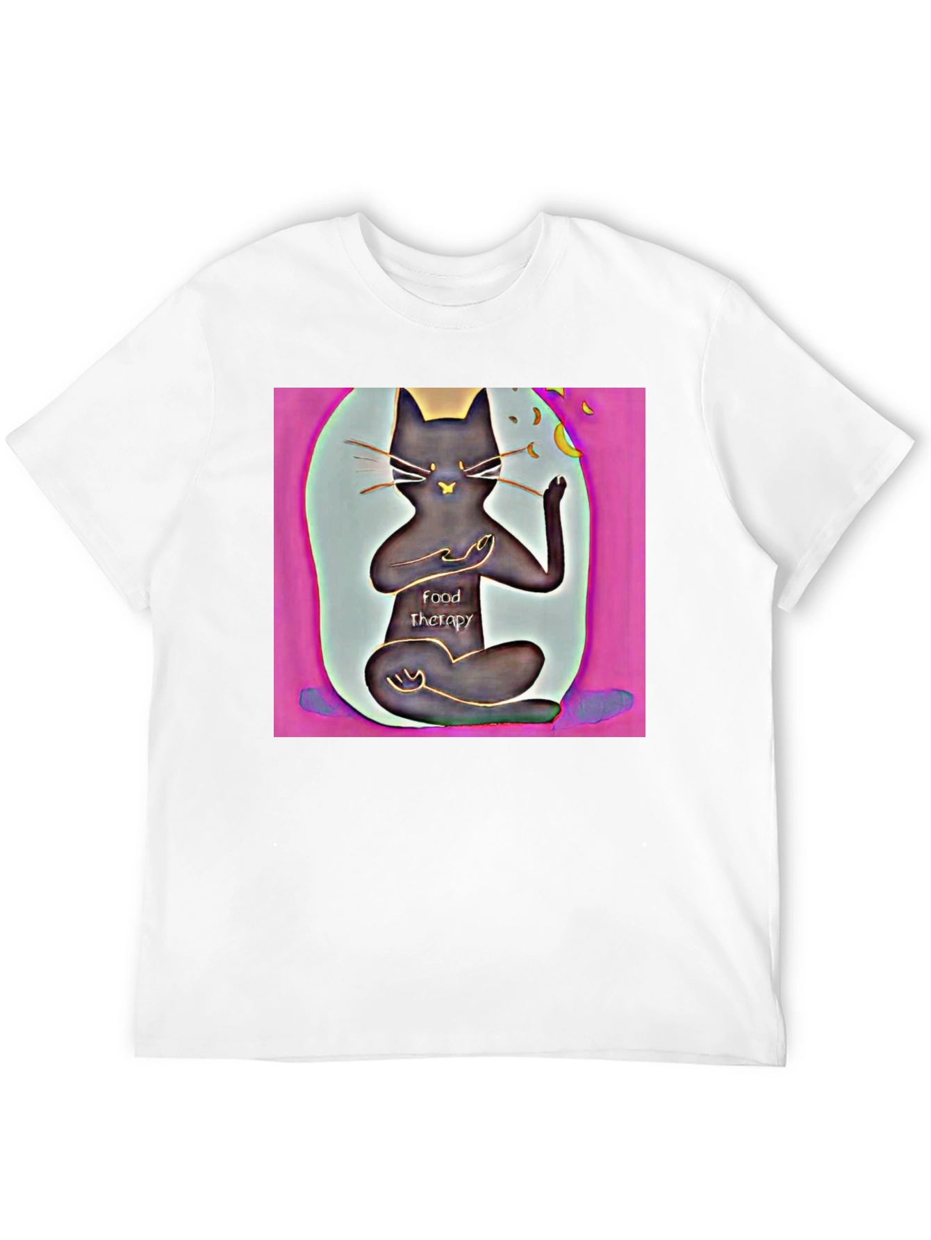 Zen Cat Food Therapy T-Shirt