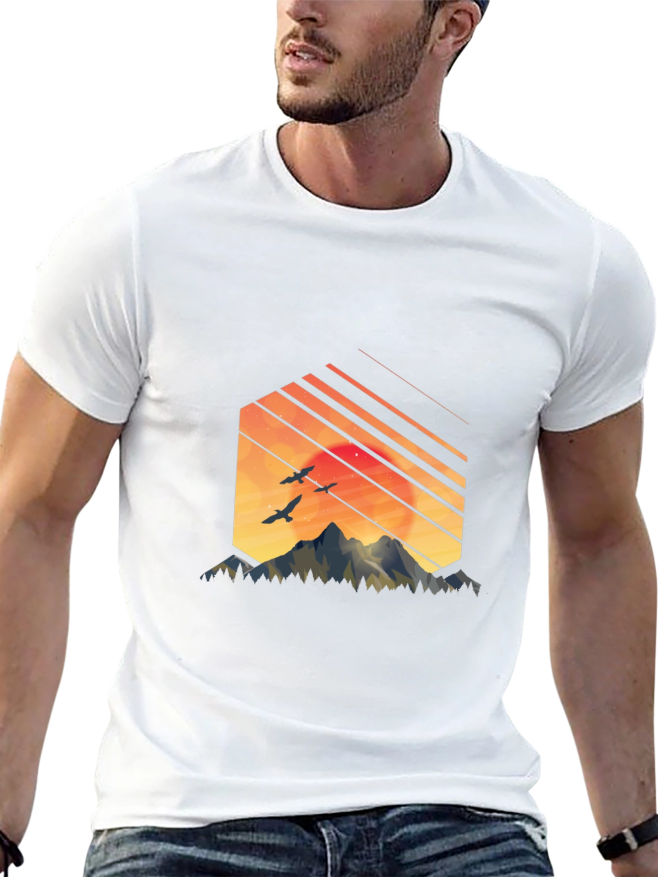 Sunset Mountain Graphic Tee