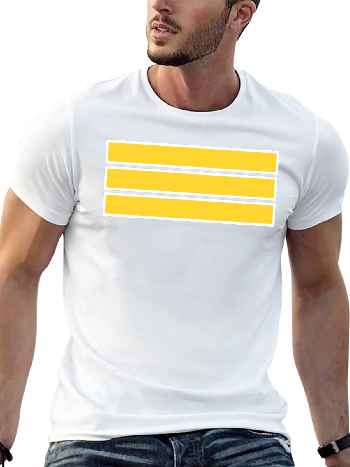 Striped Crew Neck T-Shirt