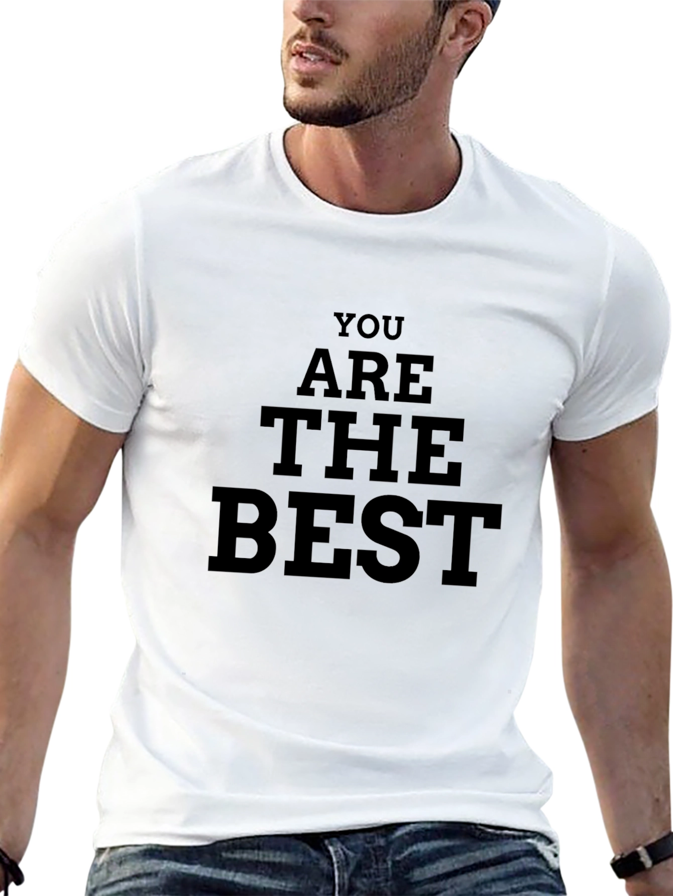 You Are The Best Black Graphic Tee