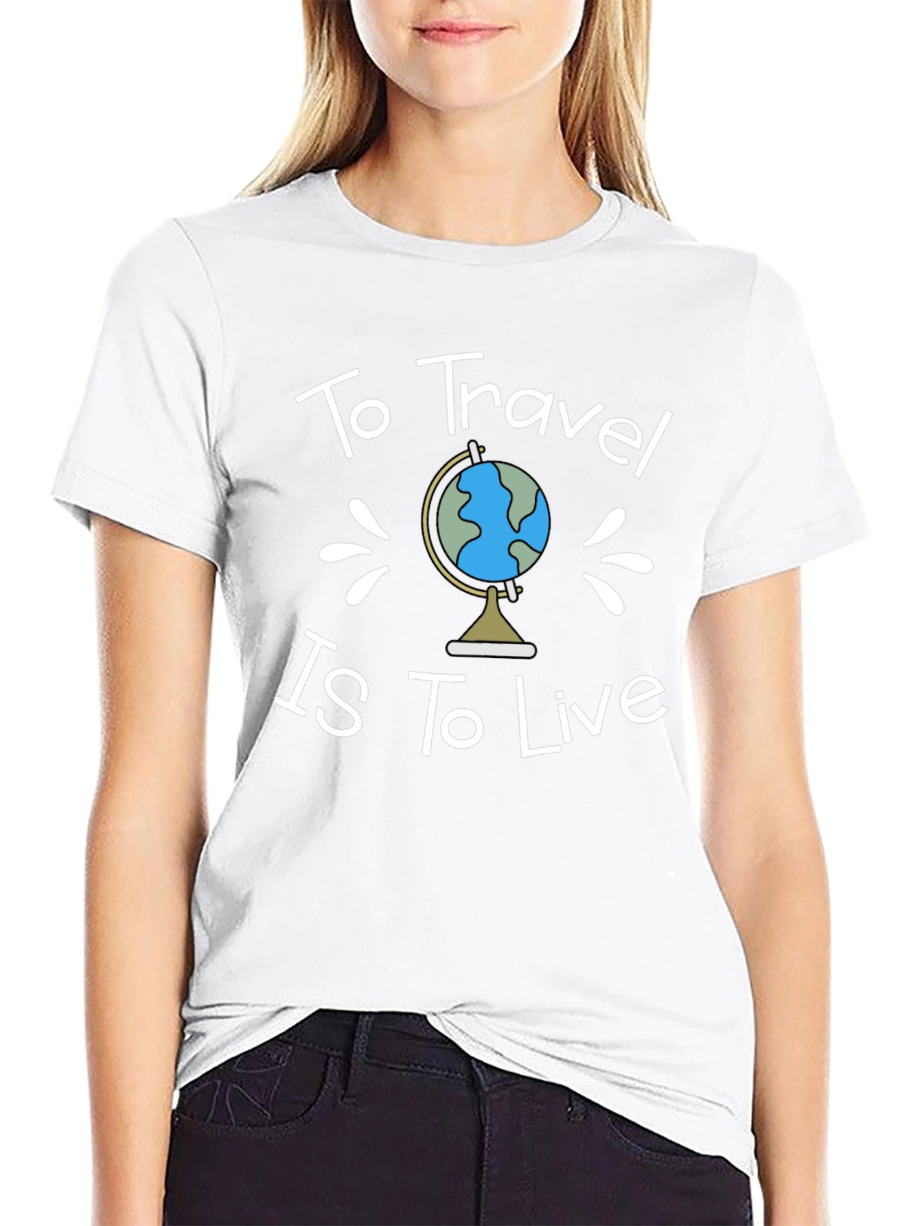 To Travel is To Live Black T-Shirt