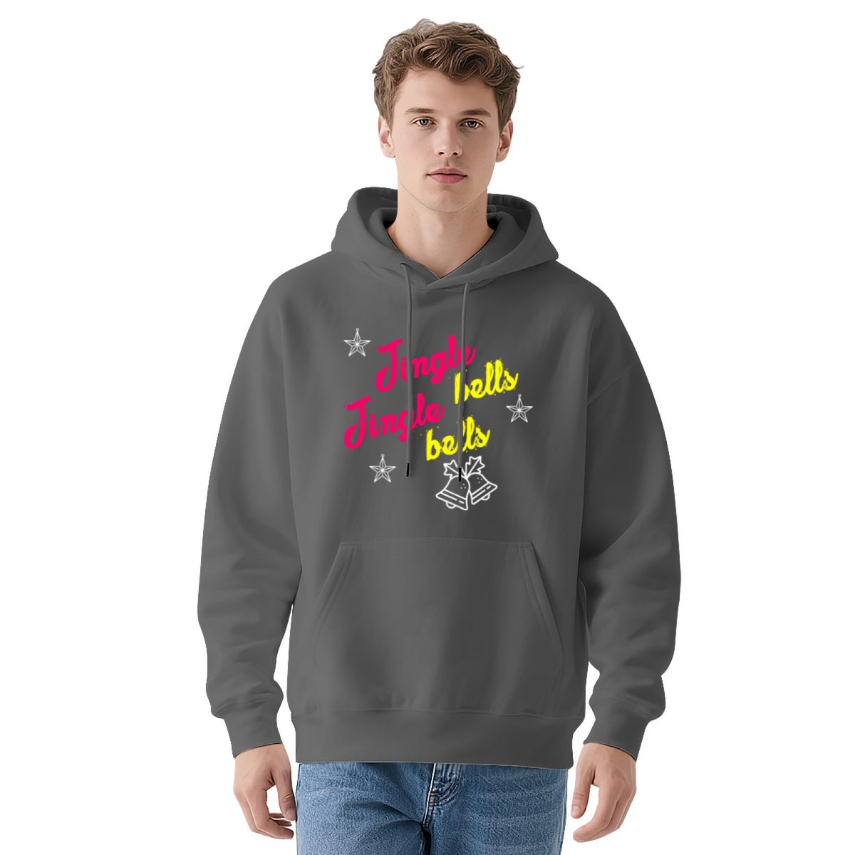 Trendy Hooded Sweatshirt - Inspirational Quote