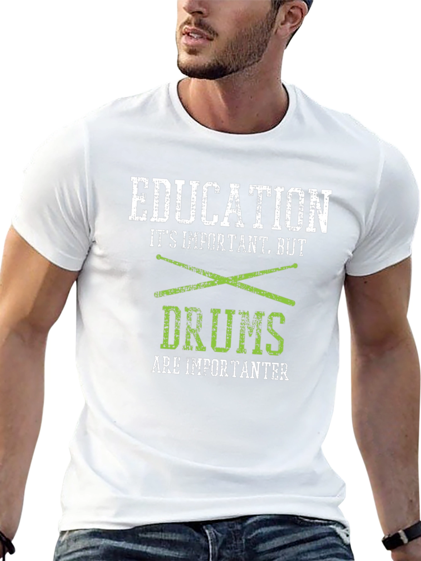 Education But Drums Are Importanter T-Shirt
