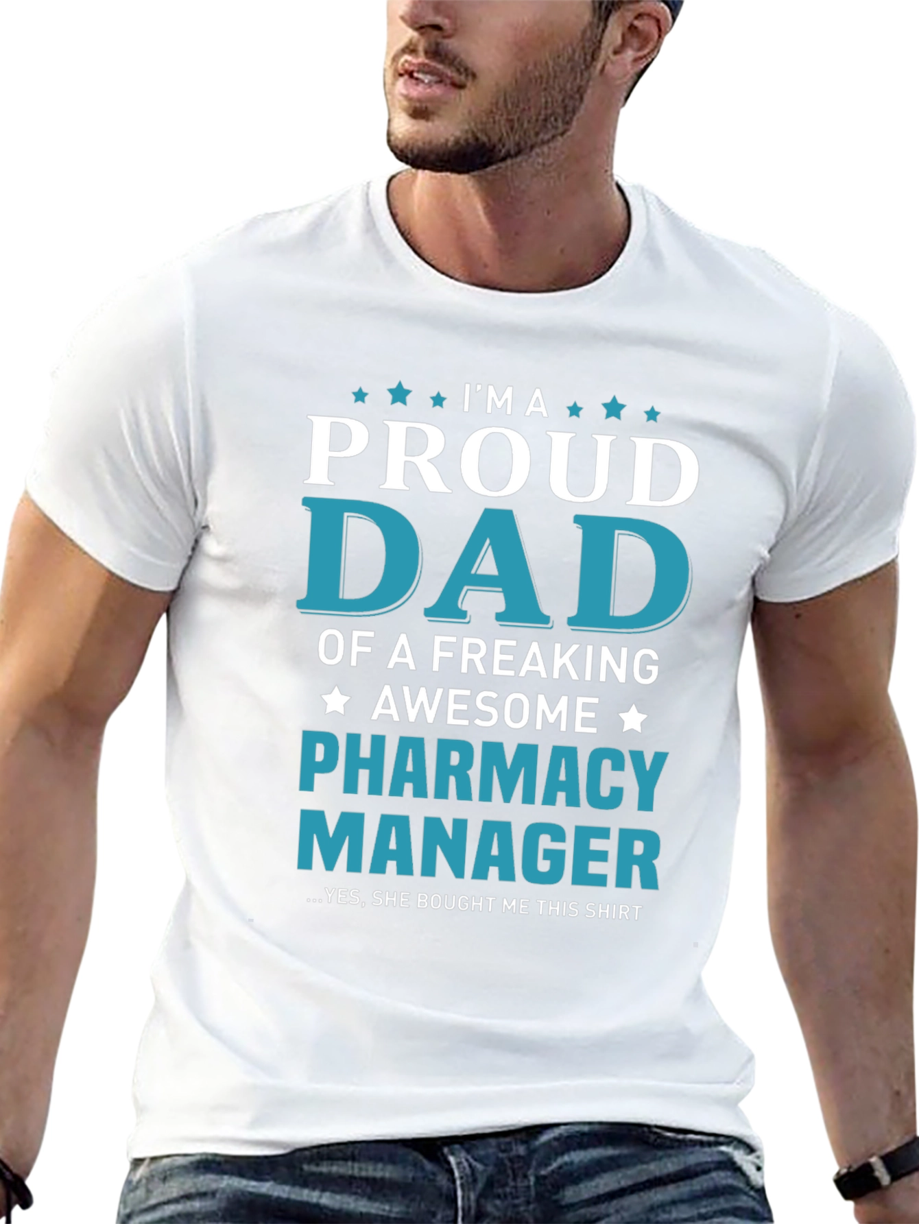 Proud Dad of a Pharmacy Manager T-Shirt