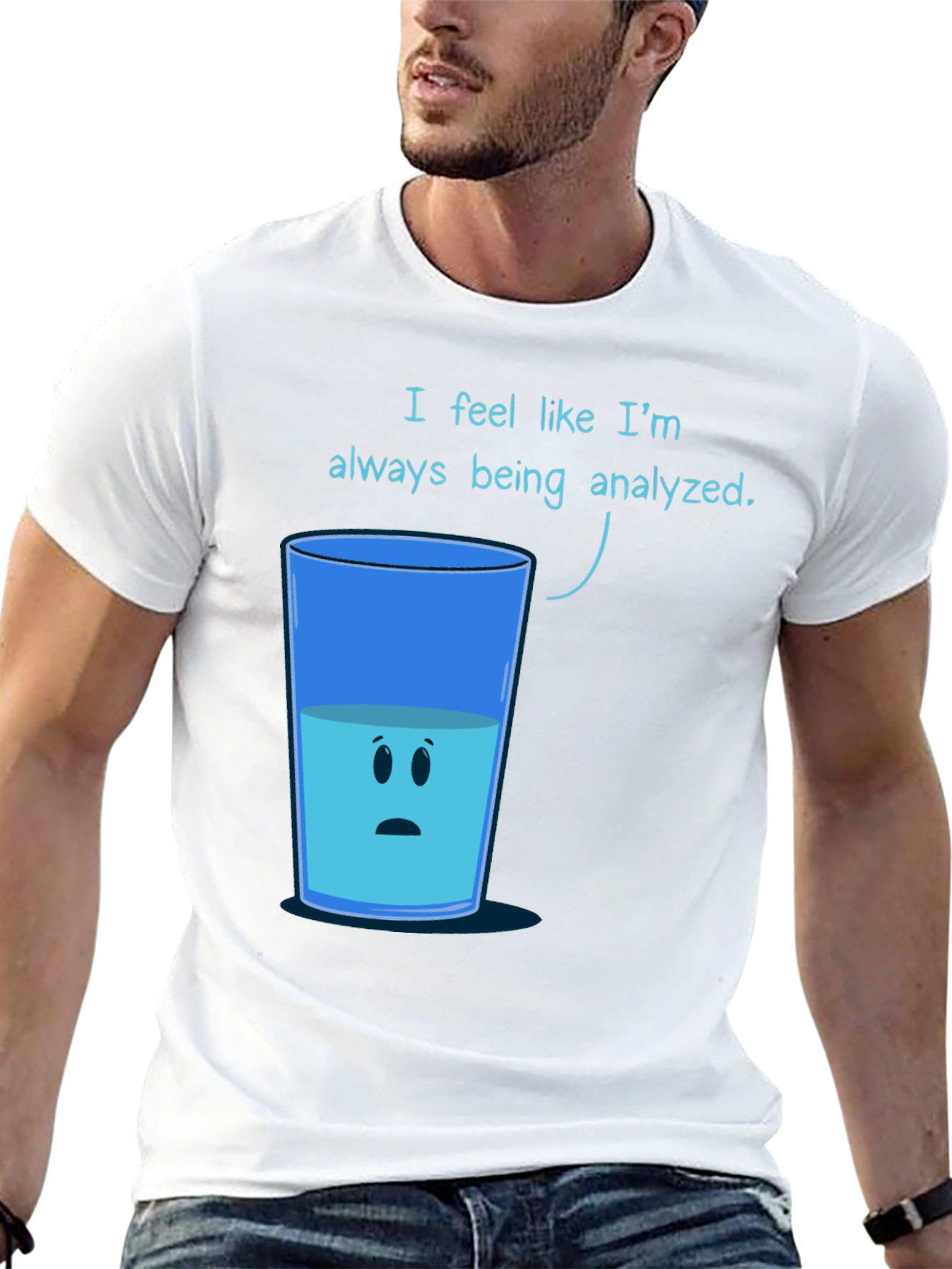 Analyzed Glass T-Shirt - Funny Graphic Tee