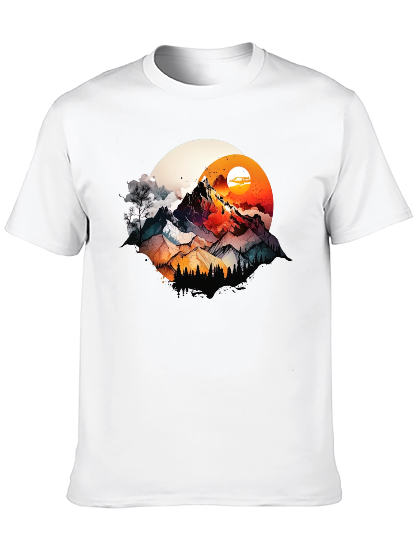 Mountain Sunset Graphic T-Shirt
