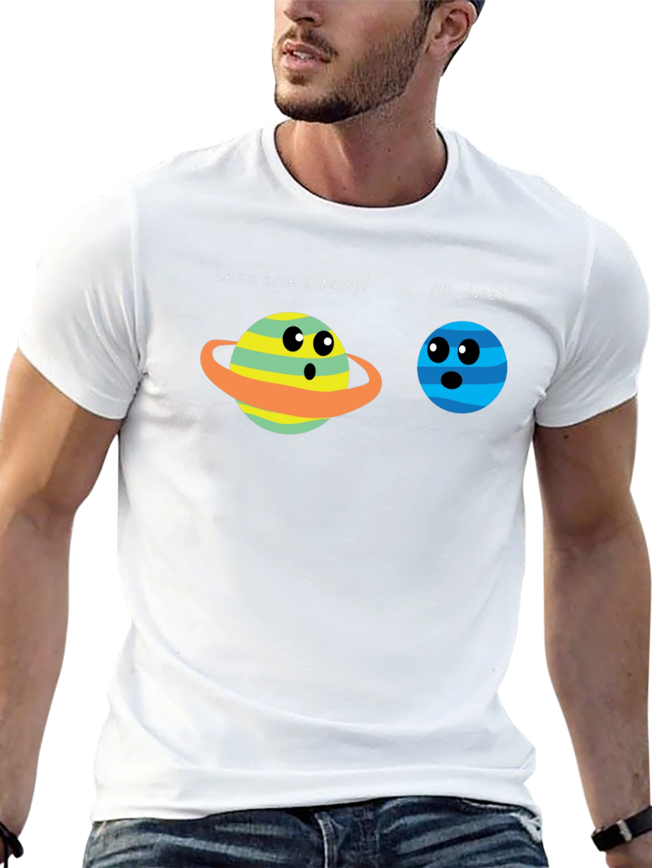 Funny Planet Pun T-Shirt - Lets Have a Party!
