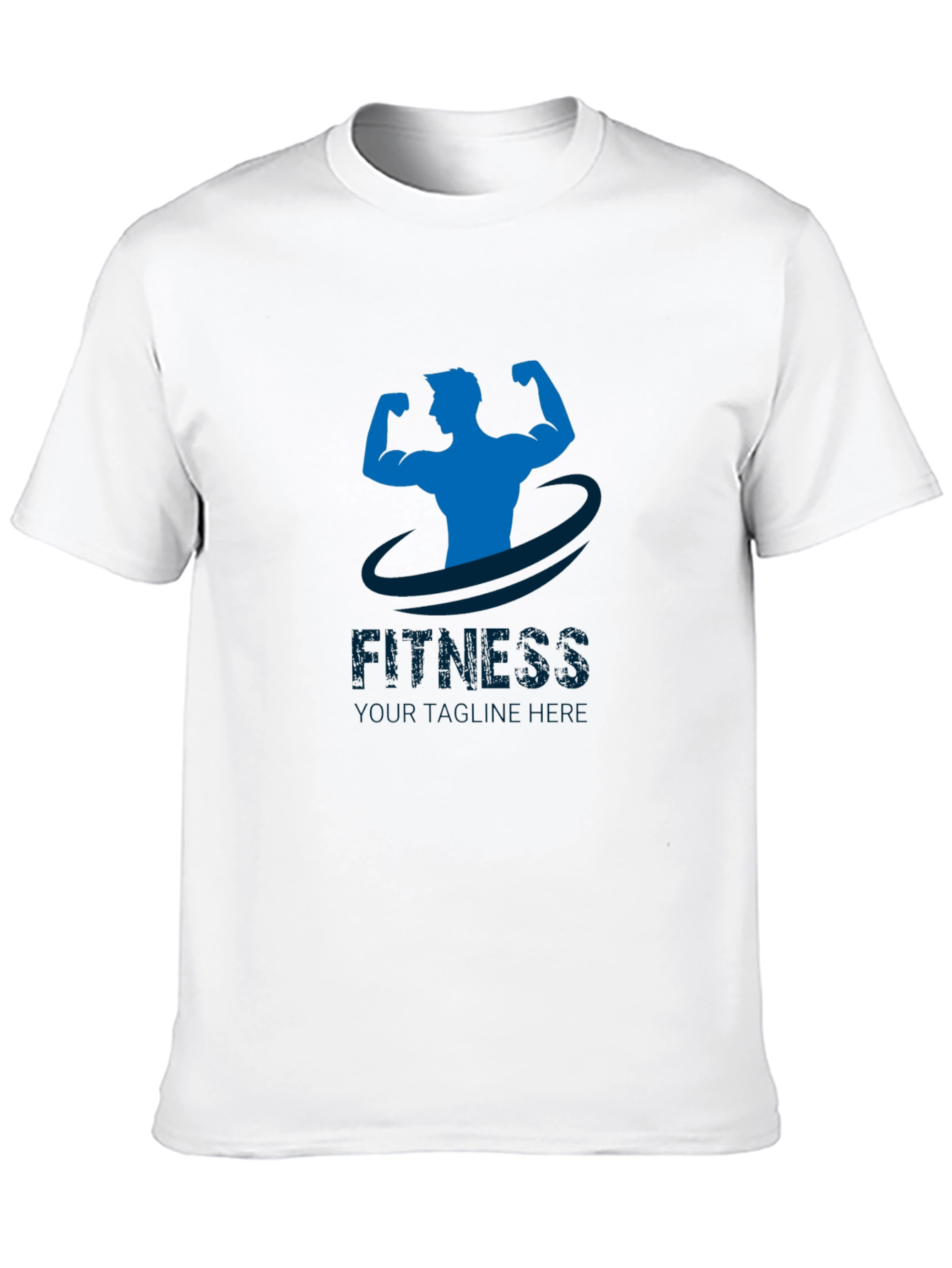 Mens Fitness Graphic T-Shirt - Black