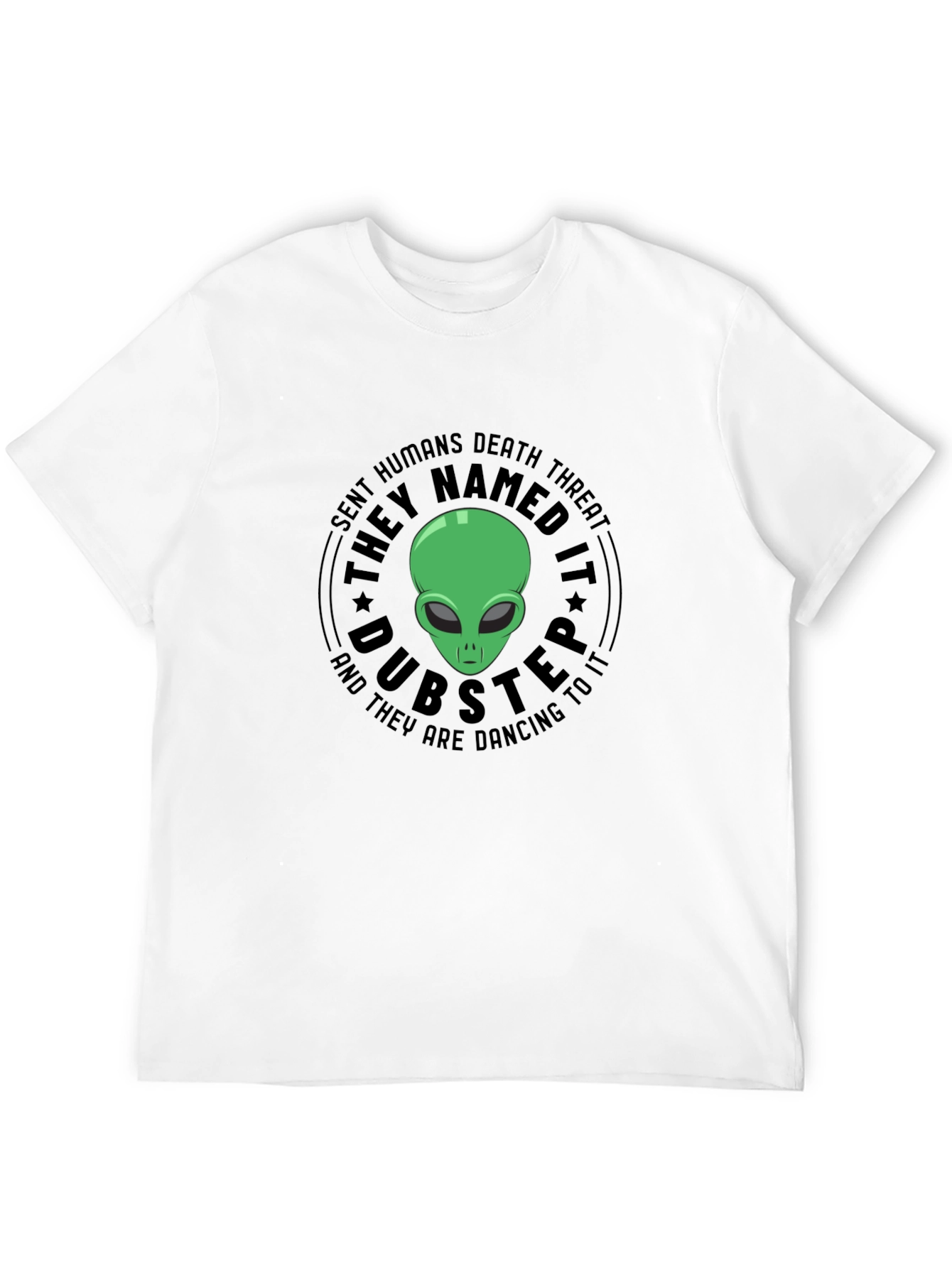 Dubstep Alien Graphic Tee