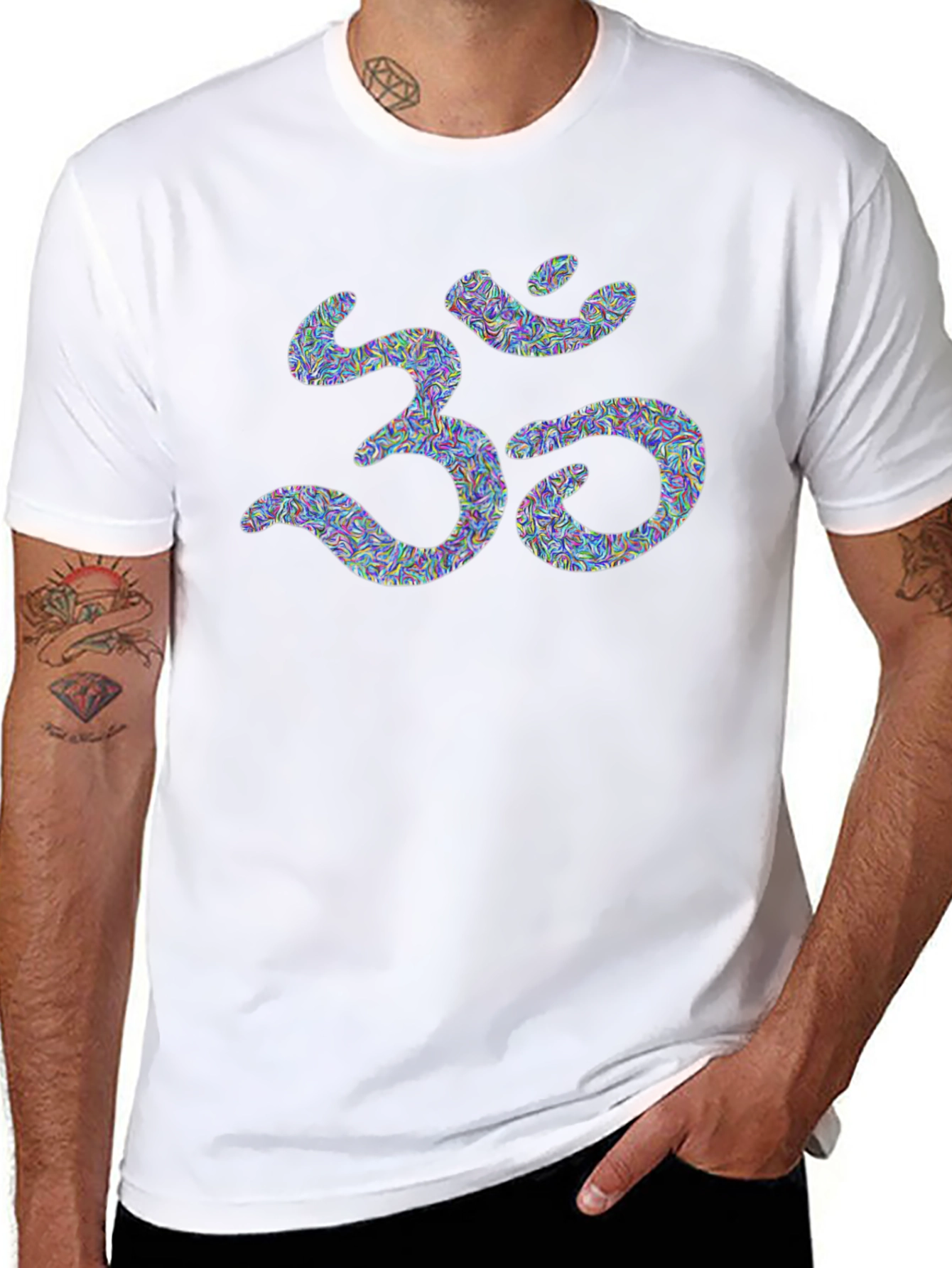 Om Symbol Graphic Tee - Spiritual Design T-Shirt