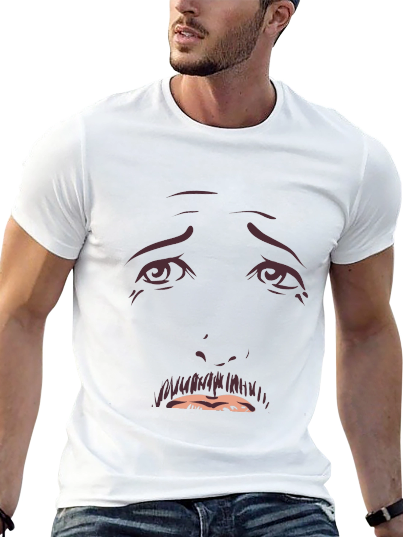 Graphic Print Mens T-Shirt