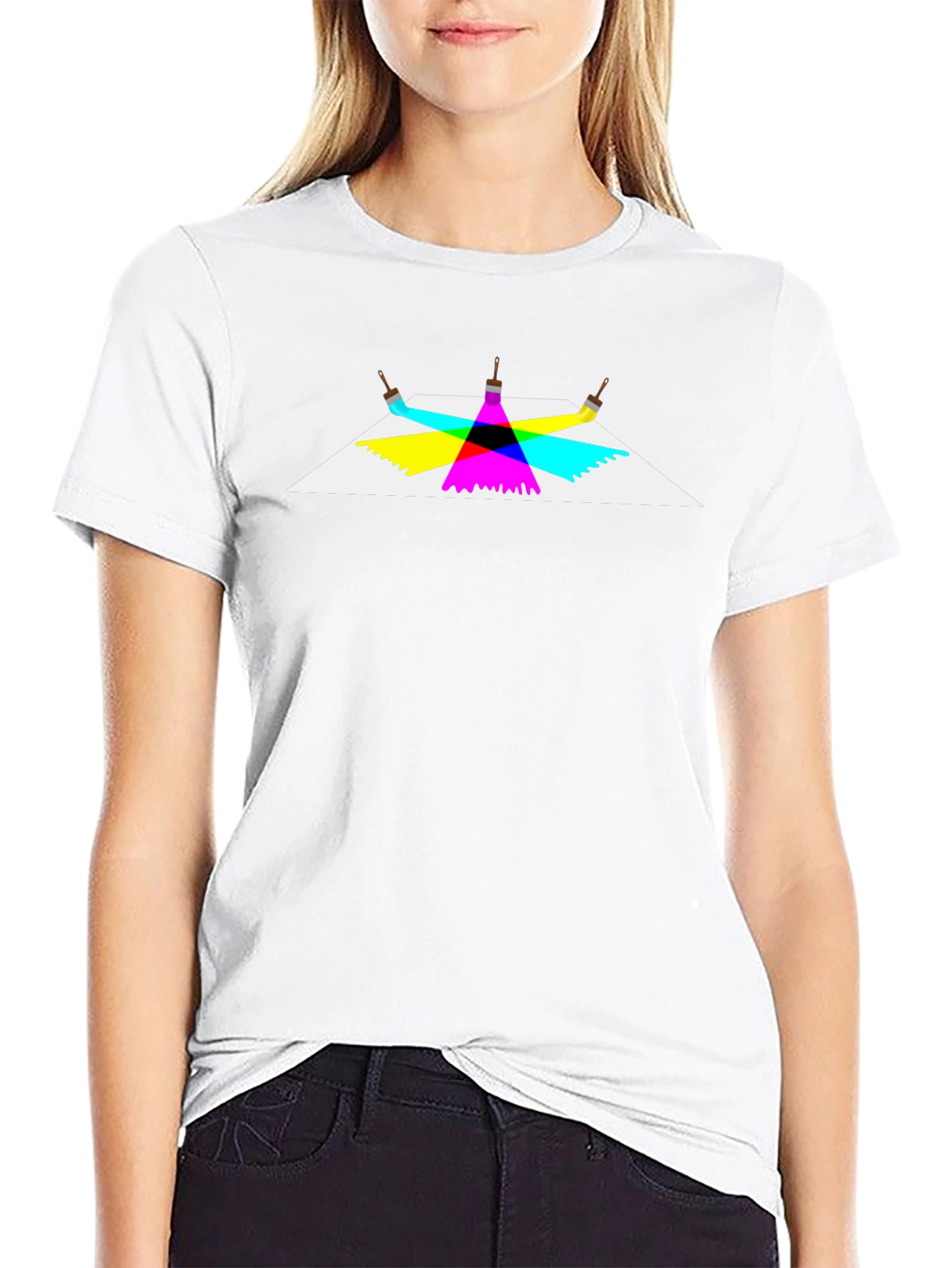 Colorful Paintbrush T-Shirt