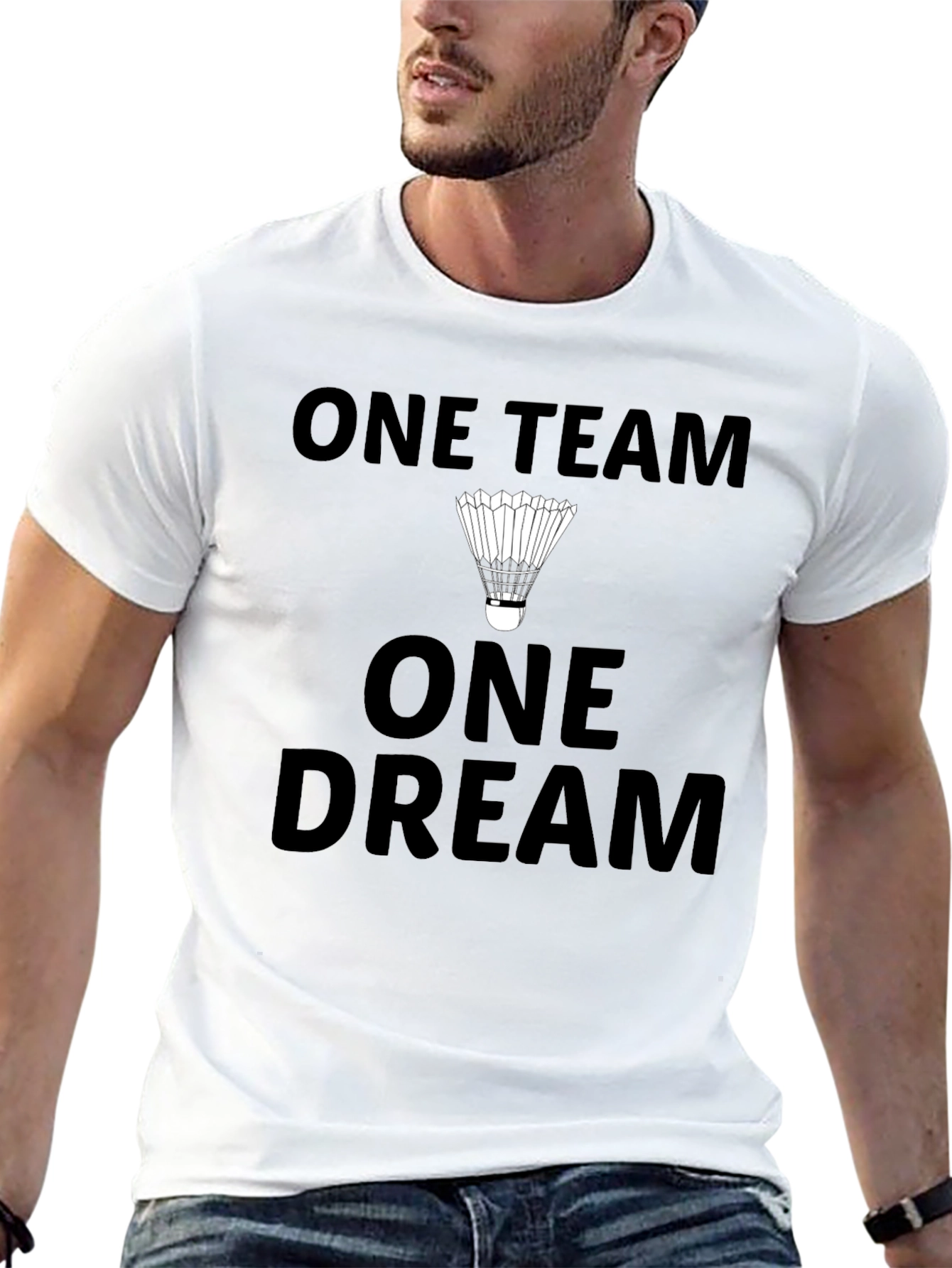 One Team One Dream Badminton T-Shirt