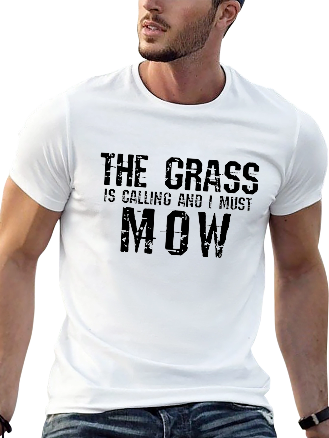 The Grass is Calling T-Shirt - Black Cotton Blend