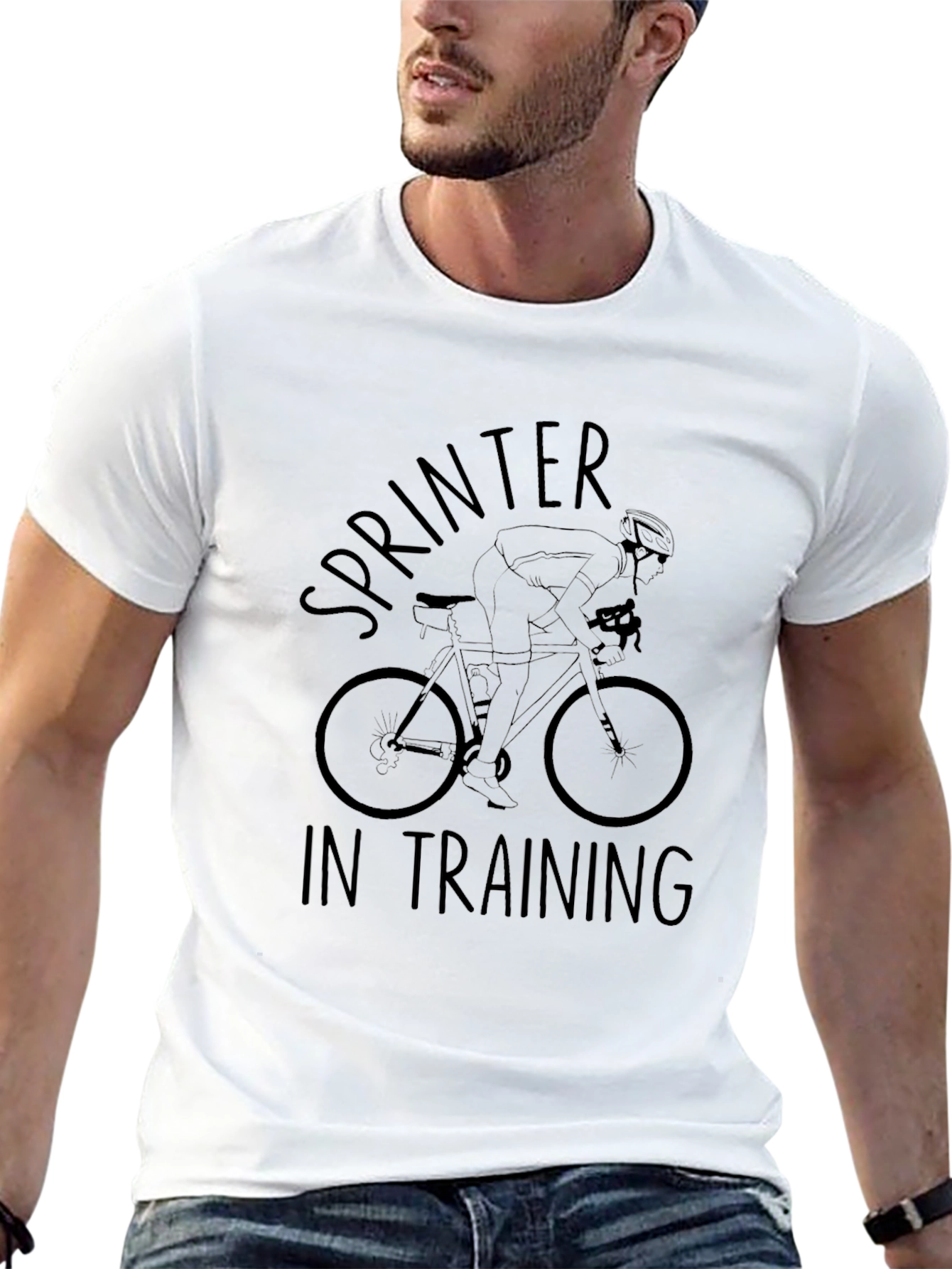 Sprinter In Training Graphic T-Shirt