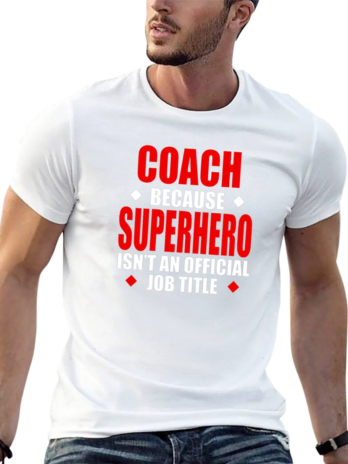 Coach Superhero Graphic T-Shirt
