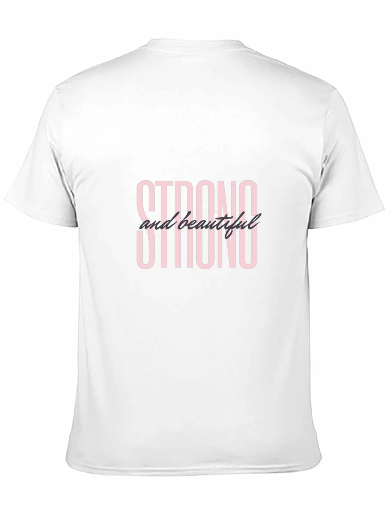 Strong and Beautiful Black Graphic T-Shirt