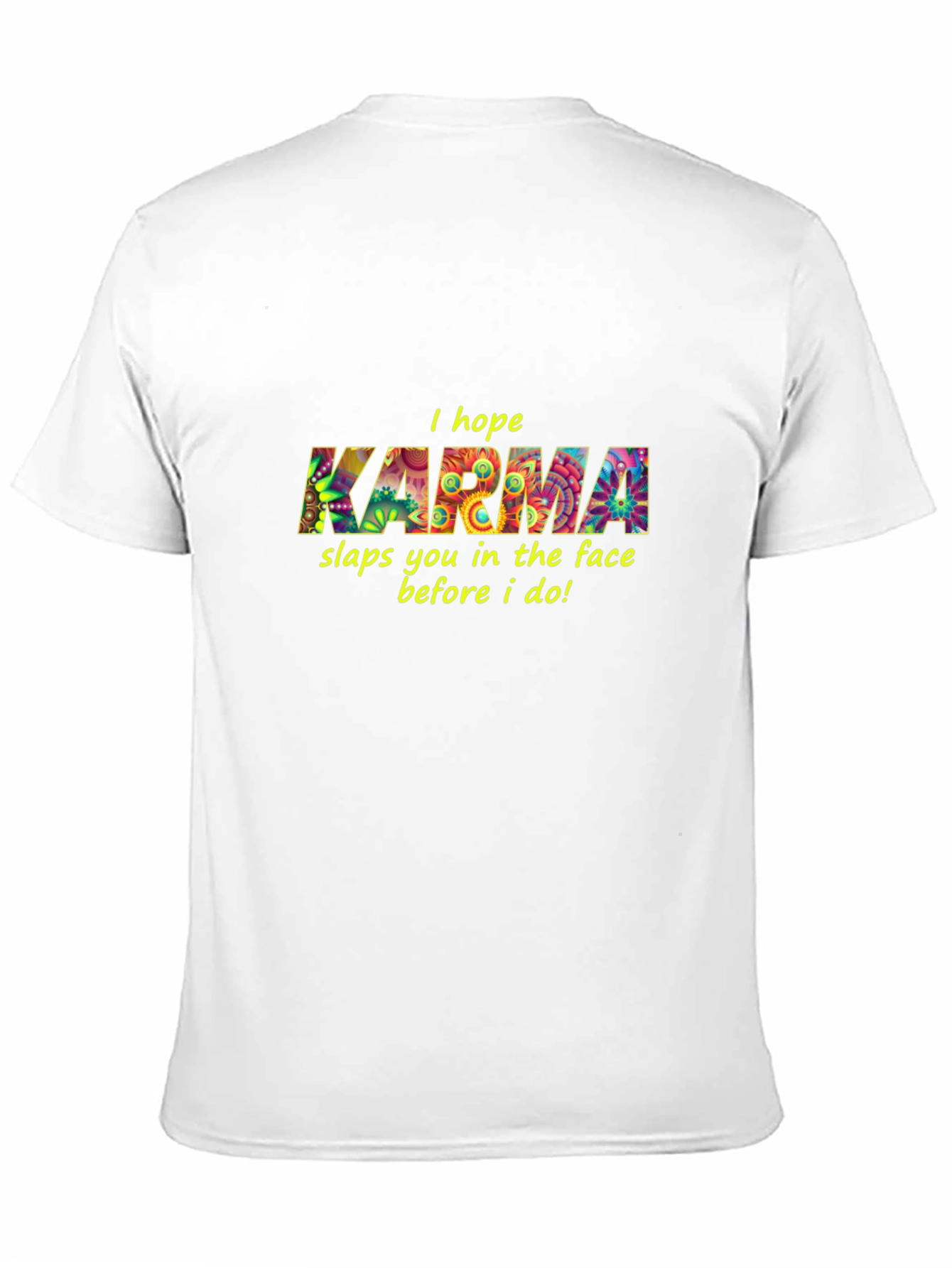 Karma Graphic Black T-Shirt