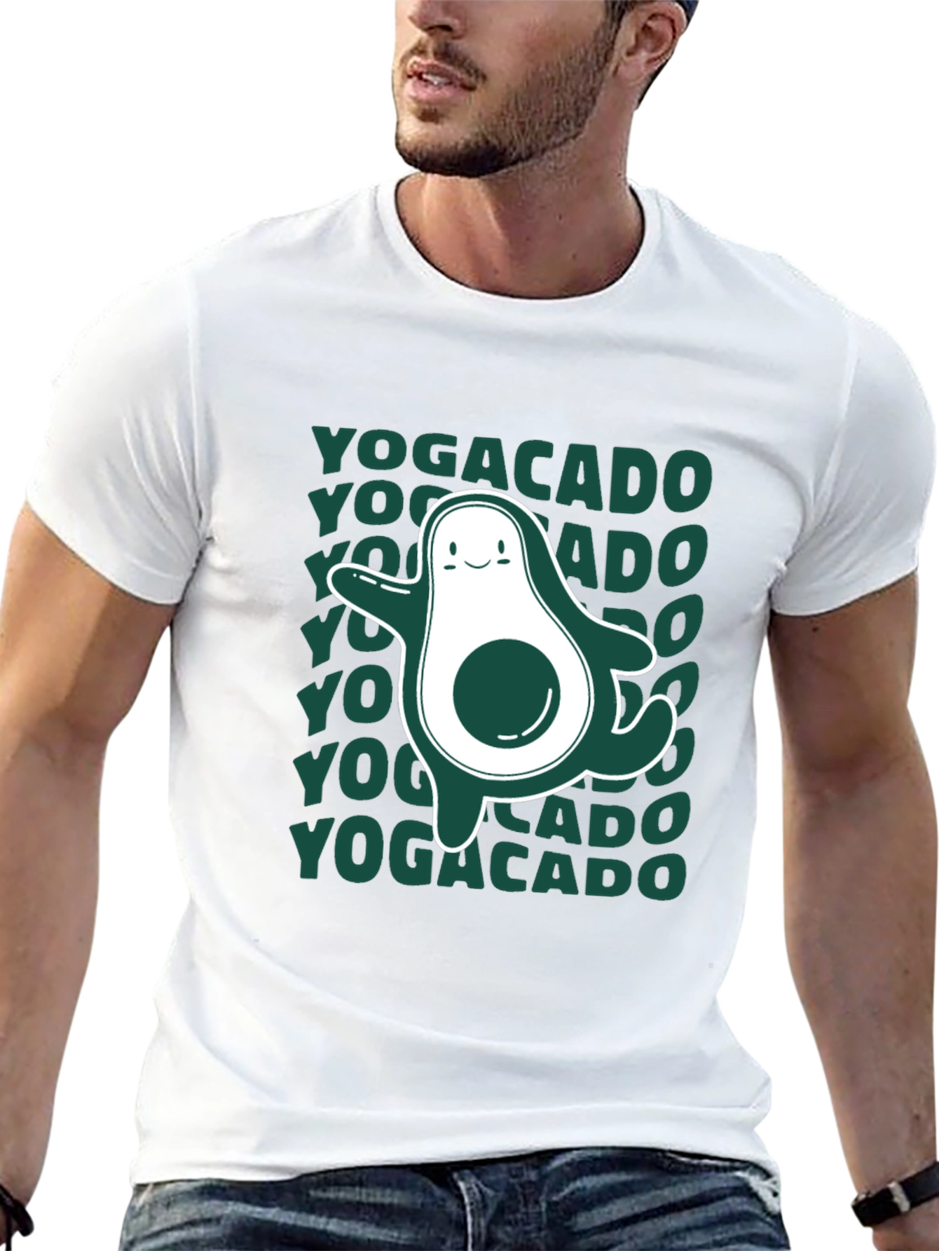 Yogacado Graphic Tee - Avocado Yoga Lover Shirt