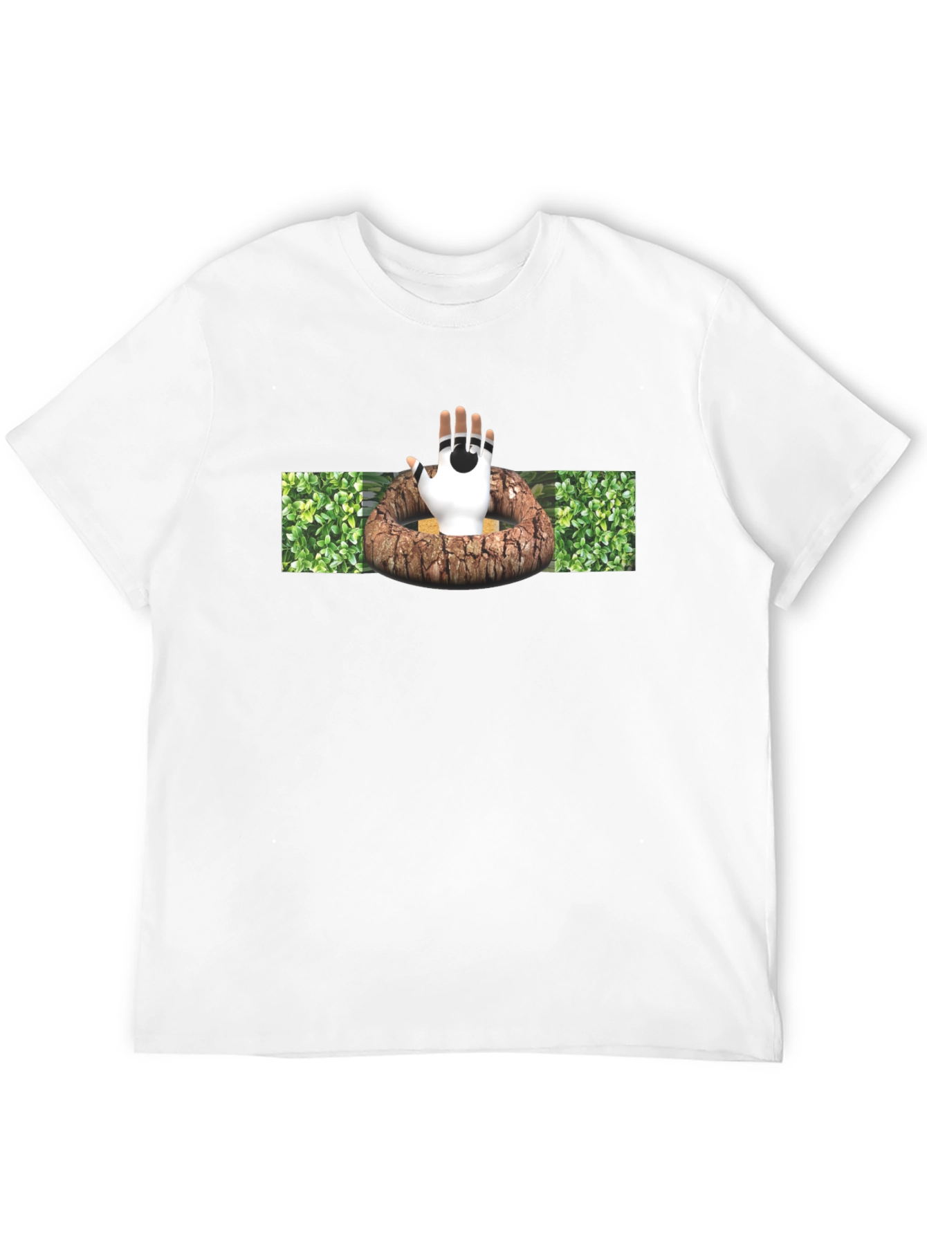 Unique Graphic Tee - Robot Hand Design
