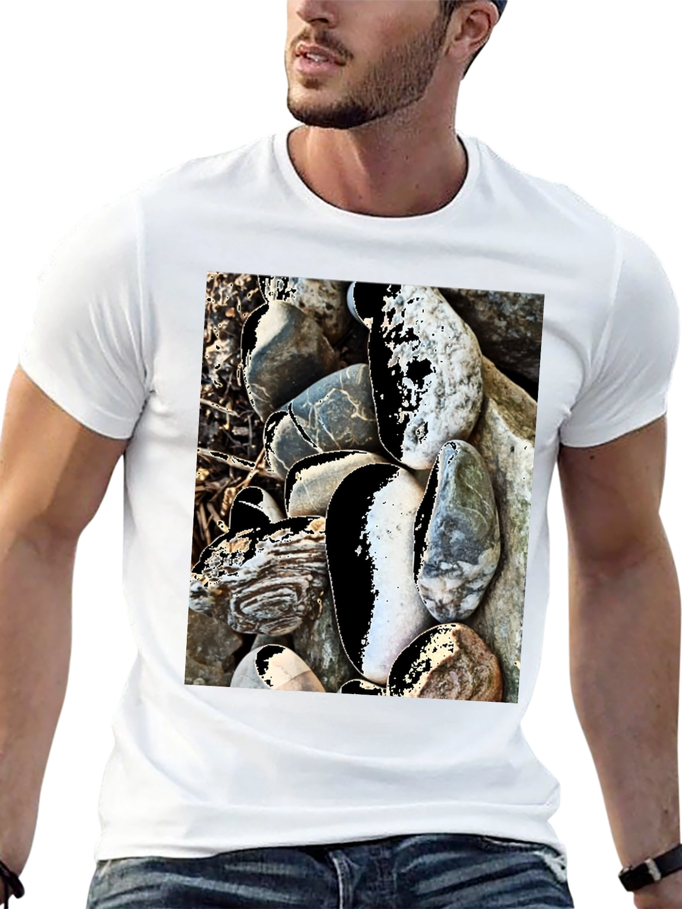Abstract Stone T-Shirt