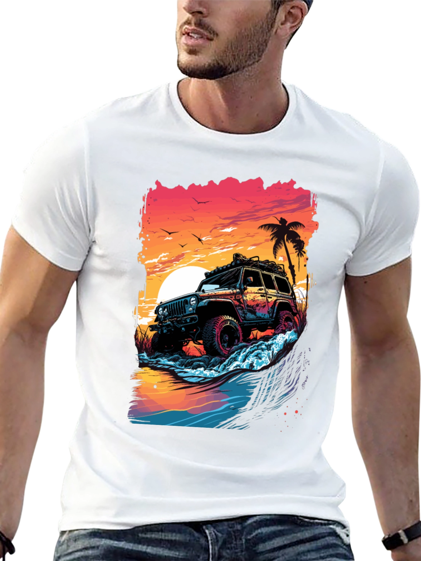 Off-Road Adventure Graphic T-Shirt