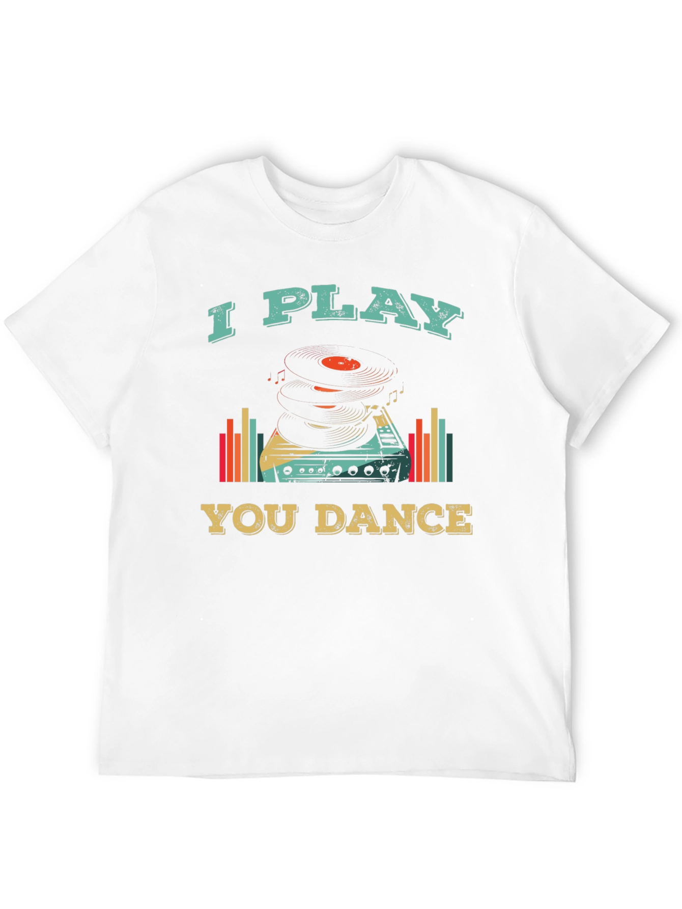 I Play You Dance Retro Style Graphic Tee