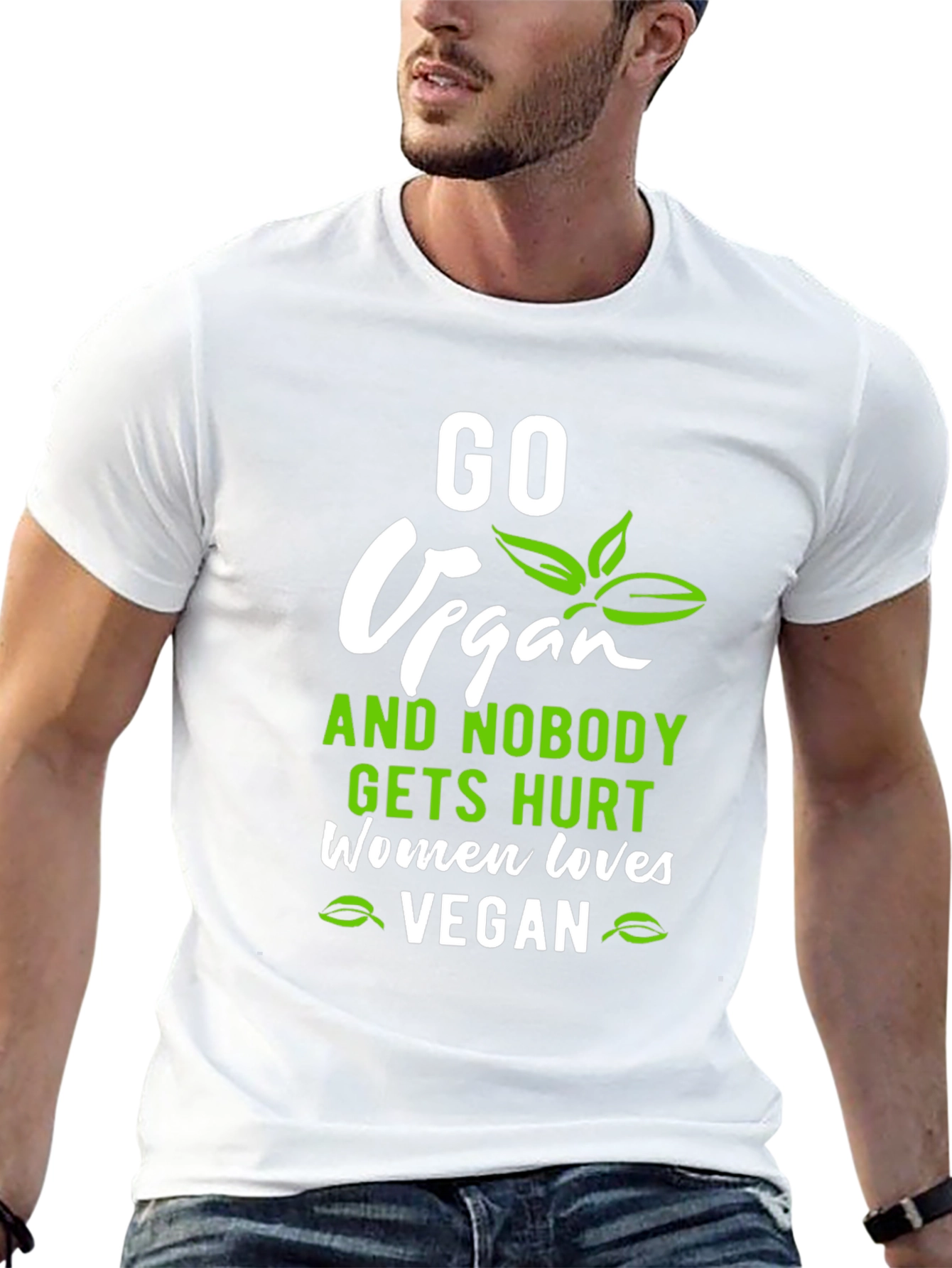 Go Vegan T-Shirt - Women Love Vegan Tee