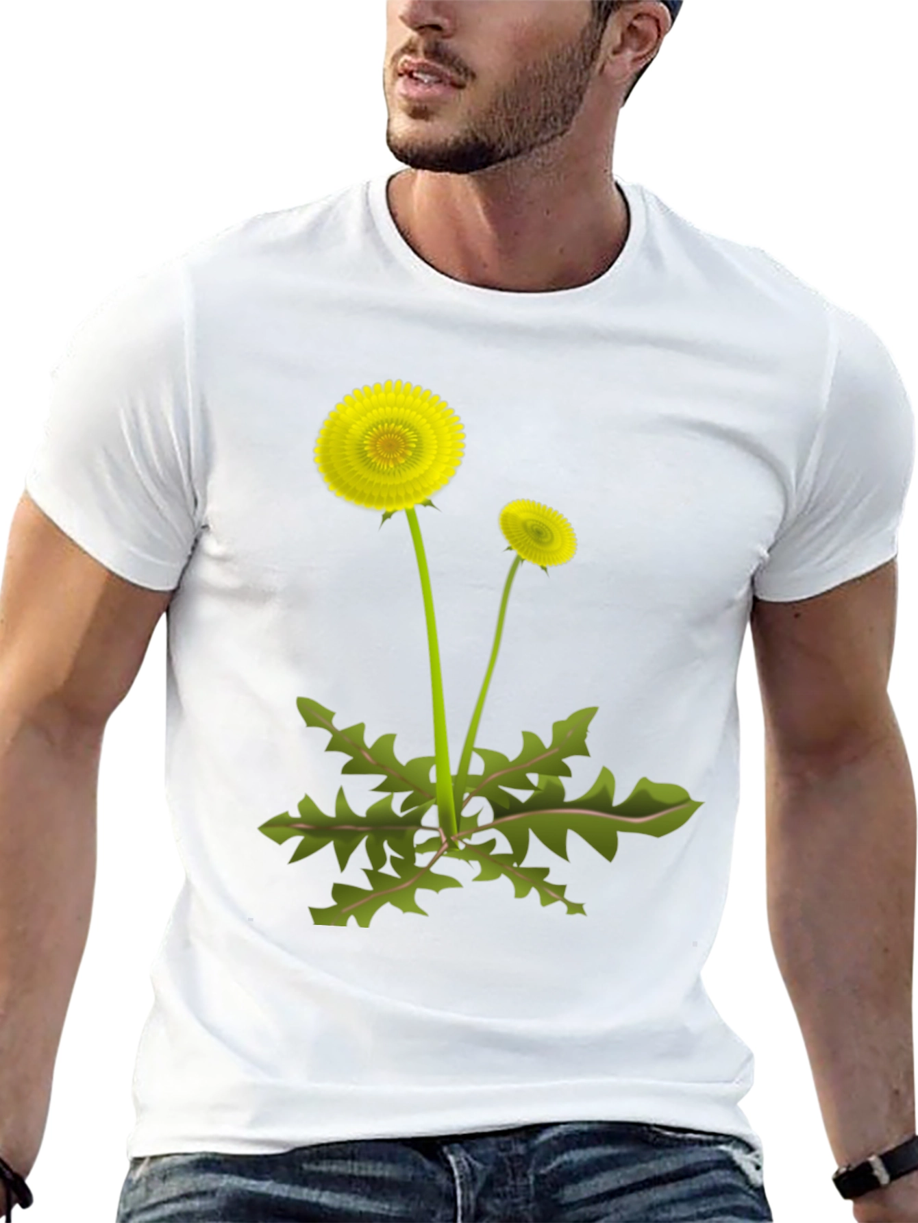 Dandelion Graphic Tee - Black