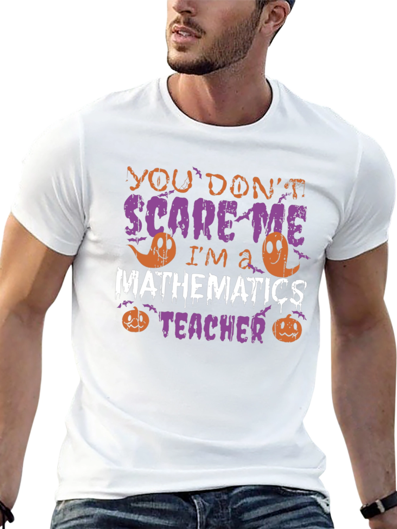 Halloween Math Teacher T-Shirt