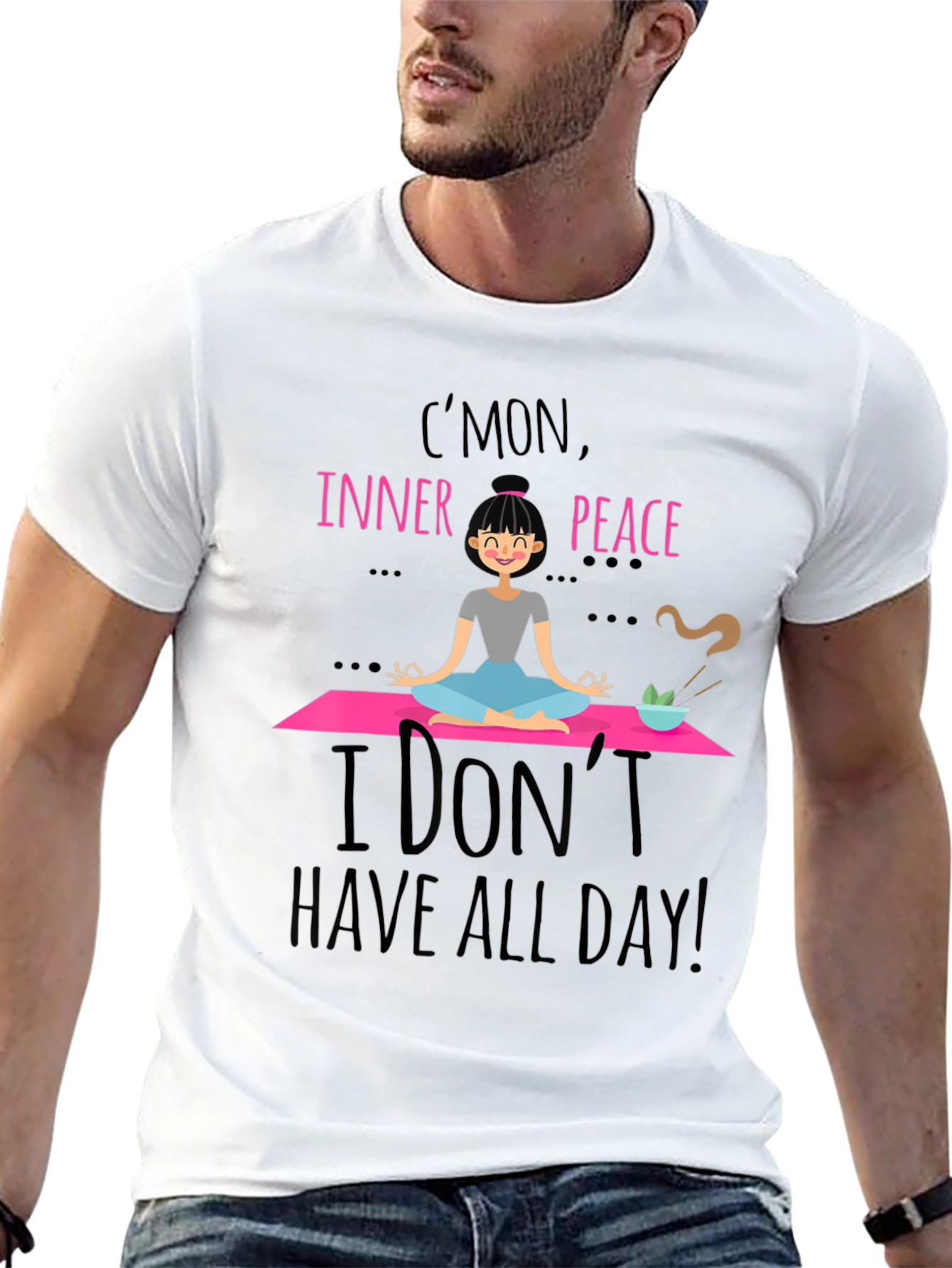 Inner Peace T-Shirt - Yoga Humor Tee
