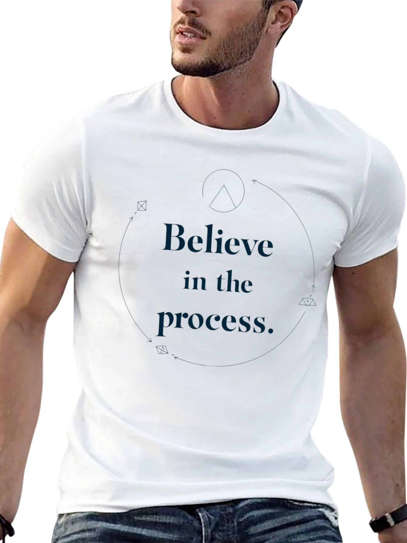 Believe in the Process T-Shirt - Motivational Design
