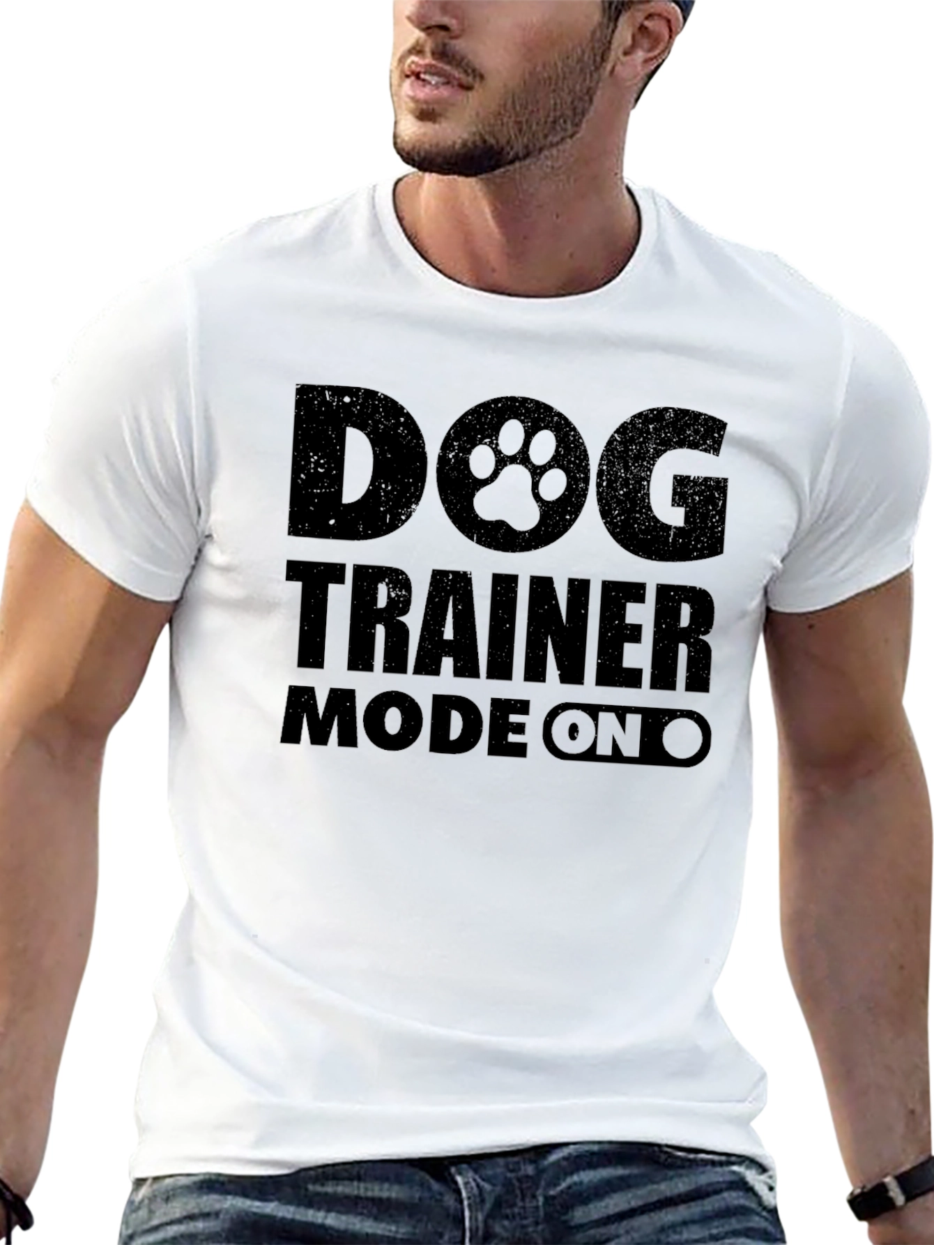 Dog Trainer Mode On T-Shirt - Black