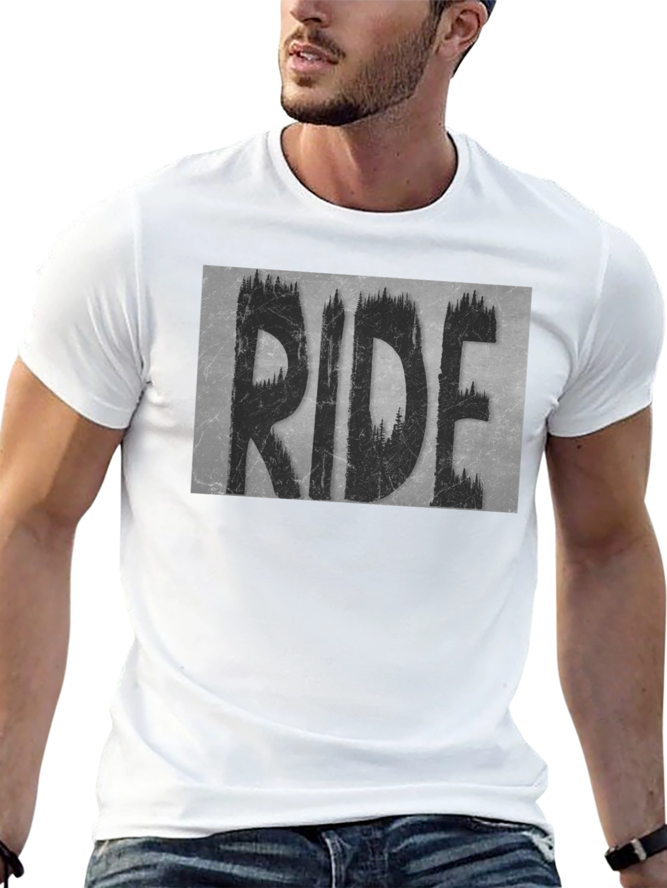 Ride Graphic Tee - Nature Inspired Black T-Shirt