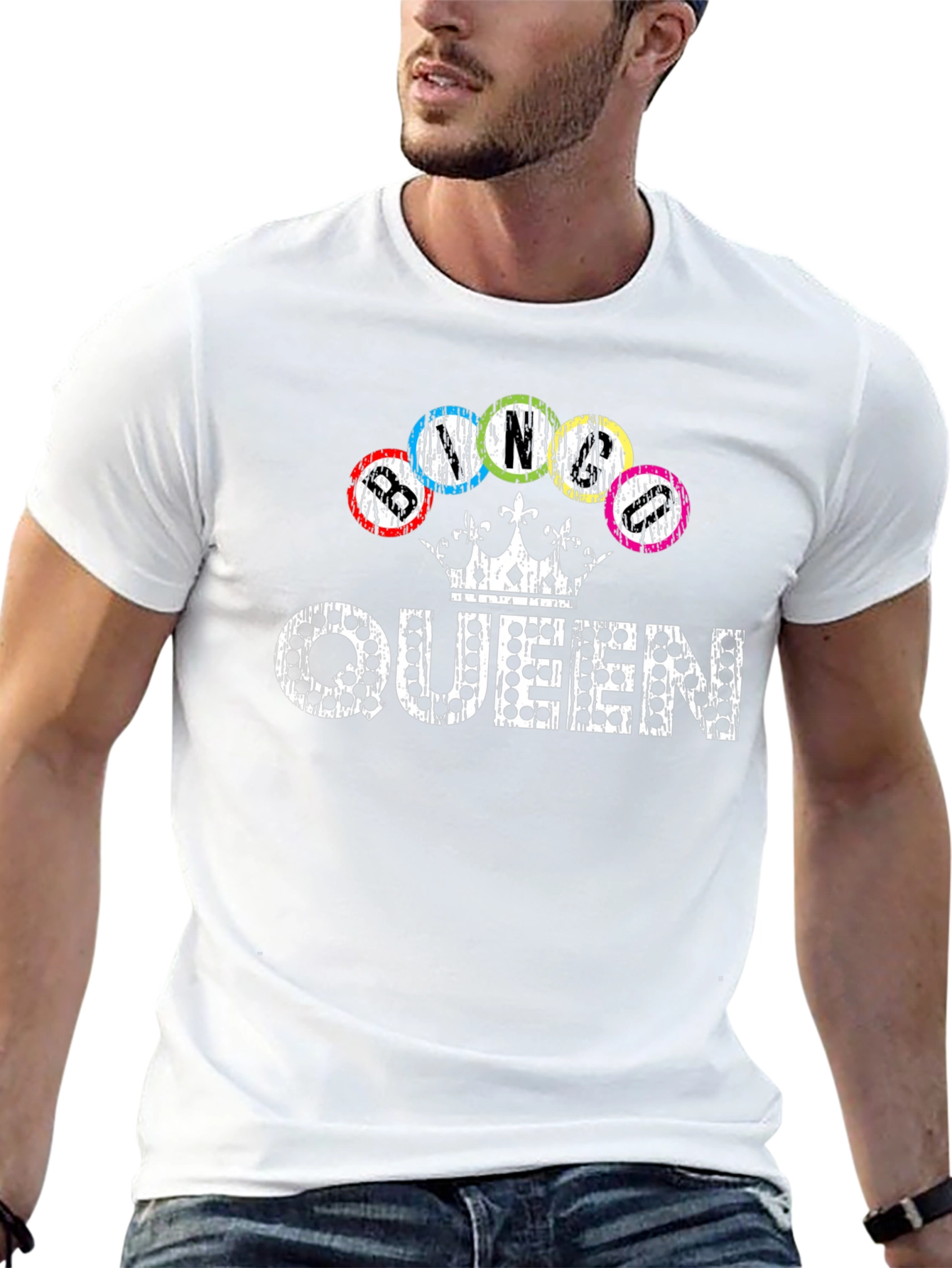 Bingo Queen T-Shirt - Fun & Stylish!