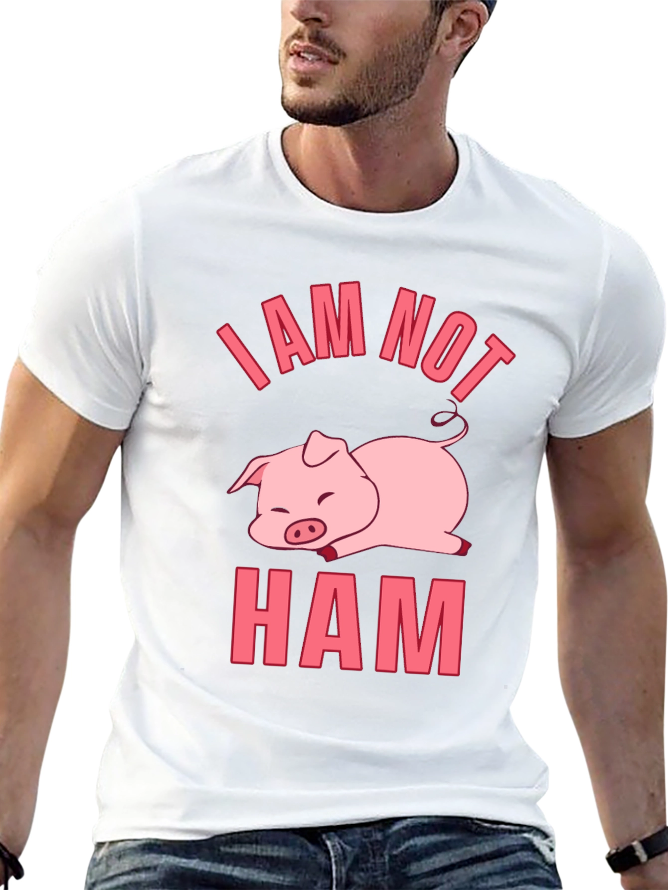 I am Not Ham - Funny Pig T-Shirt