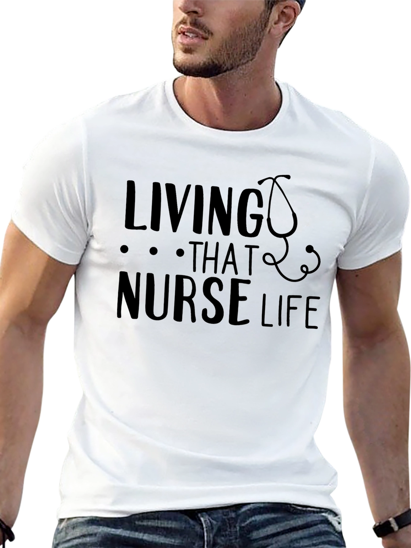 Living That Nurse Life Graphic Tee