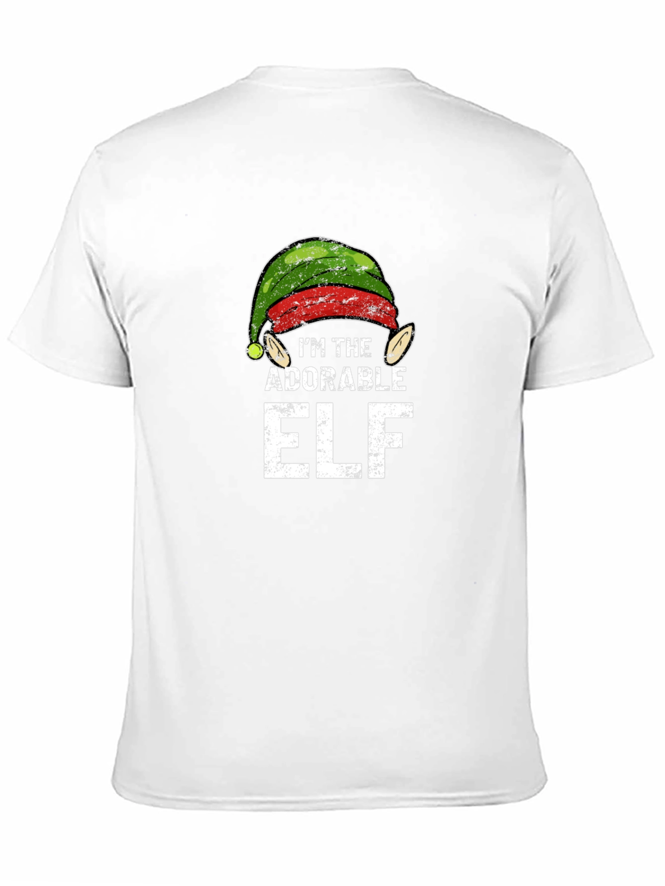 Adorable Elf Christmas Graphic Tee