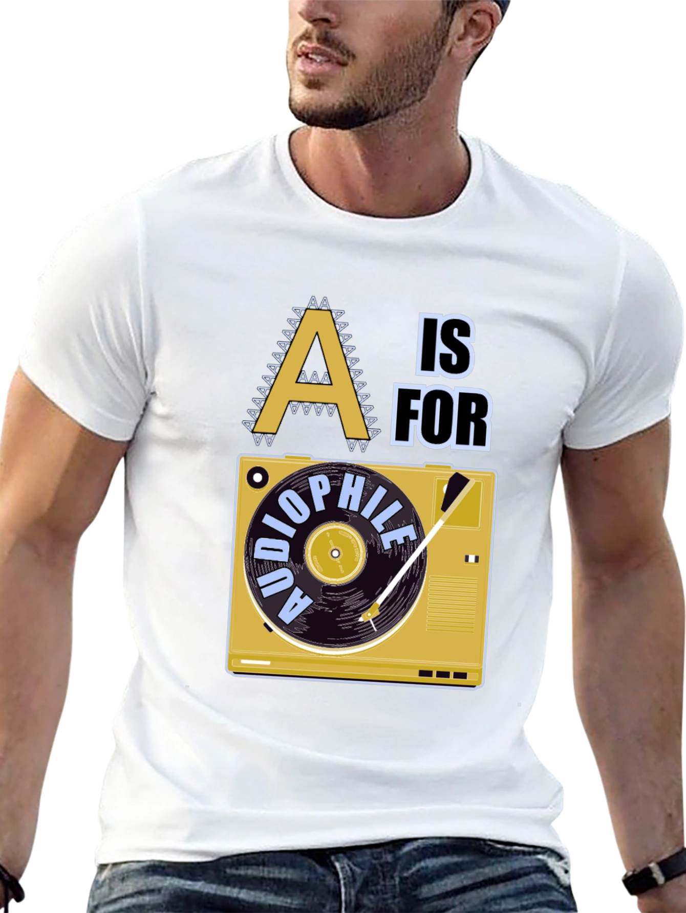 Audiophile Turntable Graphic T-Shirt