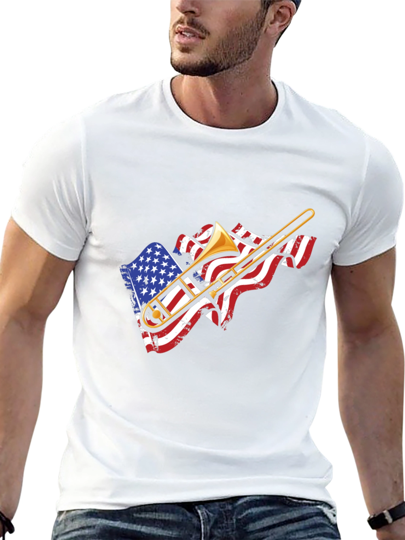 American Trombone Graphic Tee