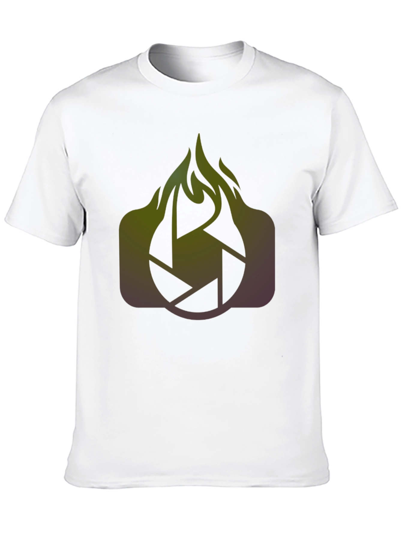 Flaming Shutter T-Shirt - Bold Photography Tee