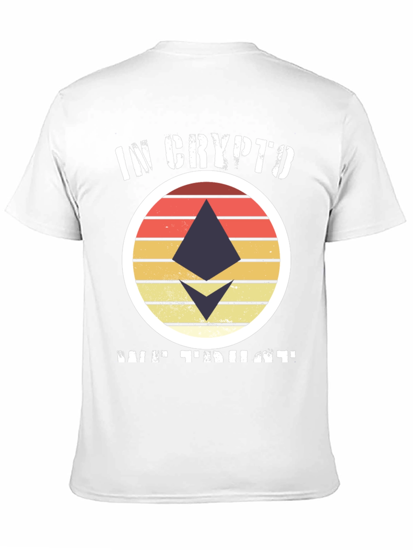 In Crypto We Trust Ethereum Black T-Shirt