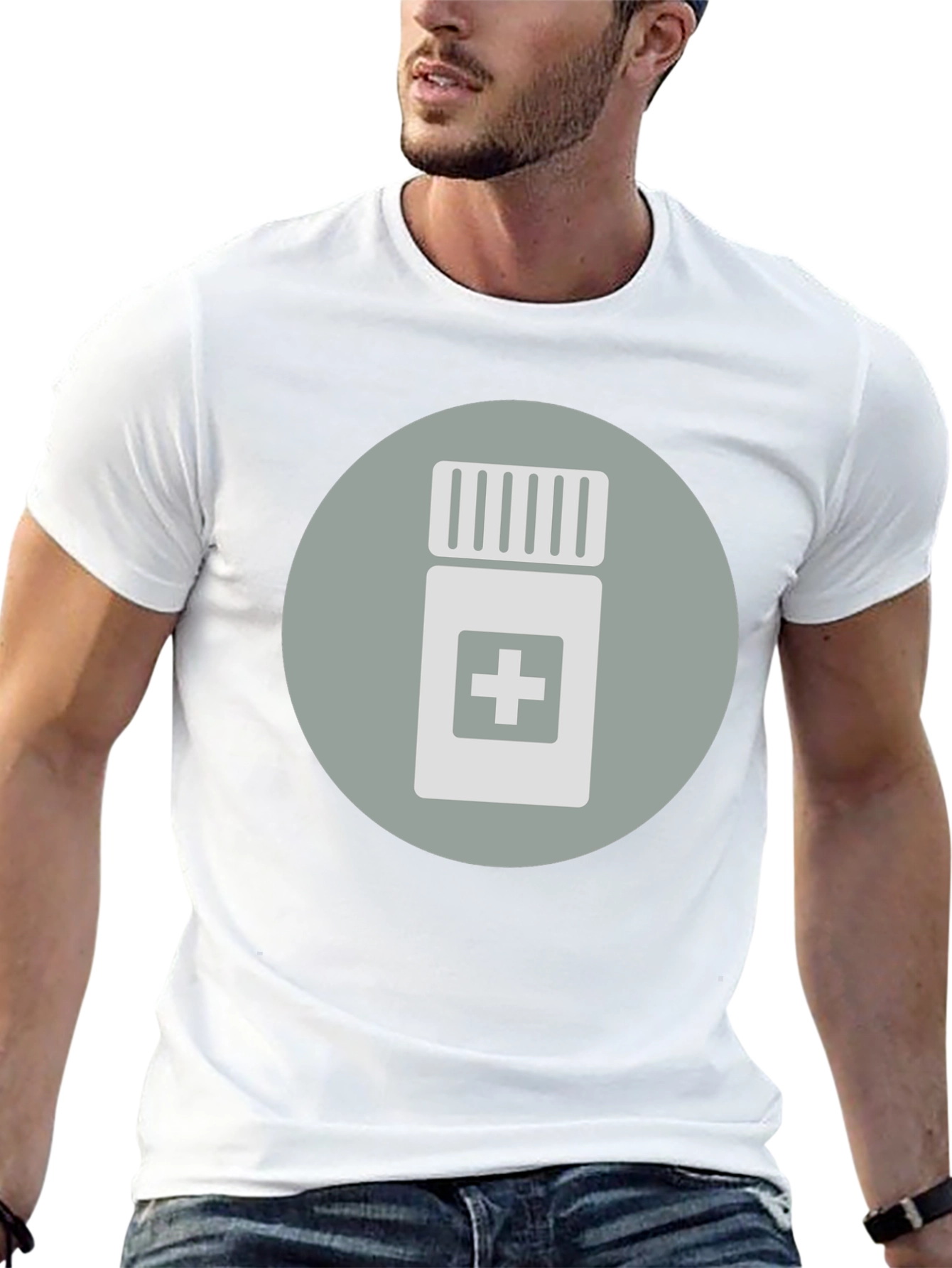 Medical Pill Bottle Graphic Tee