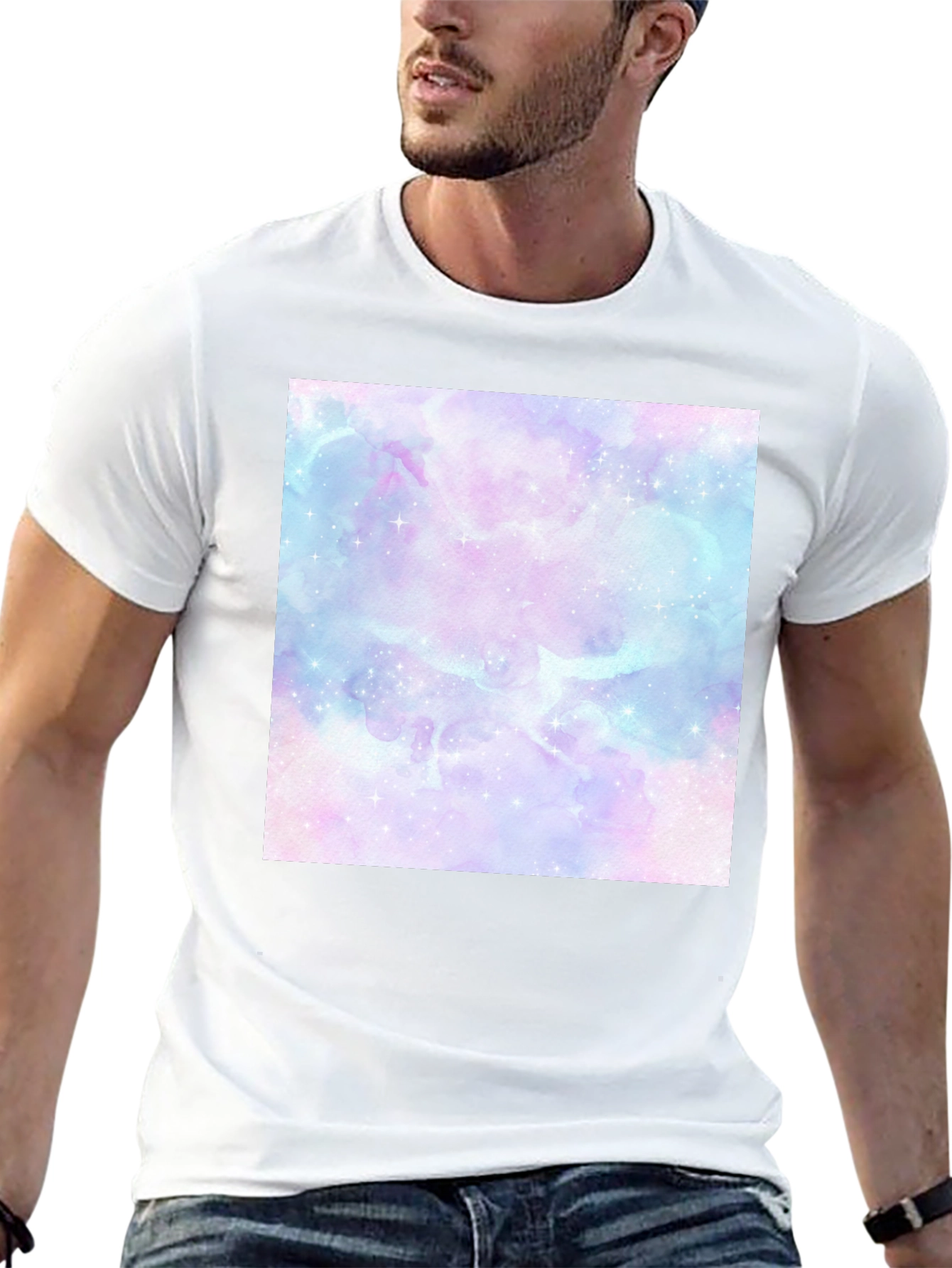 Galaxy Dream T-Shirt - Soft Pastel Print