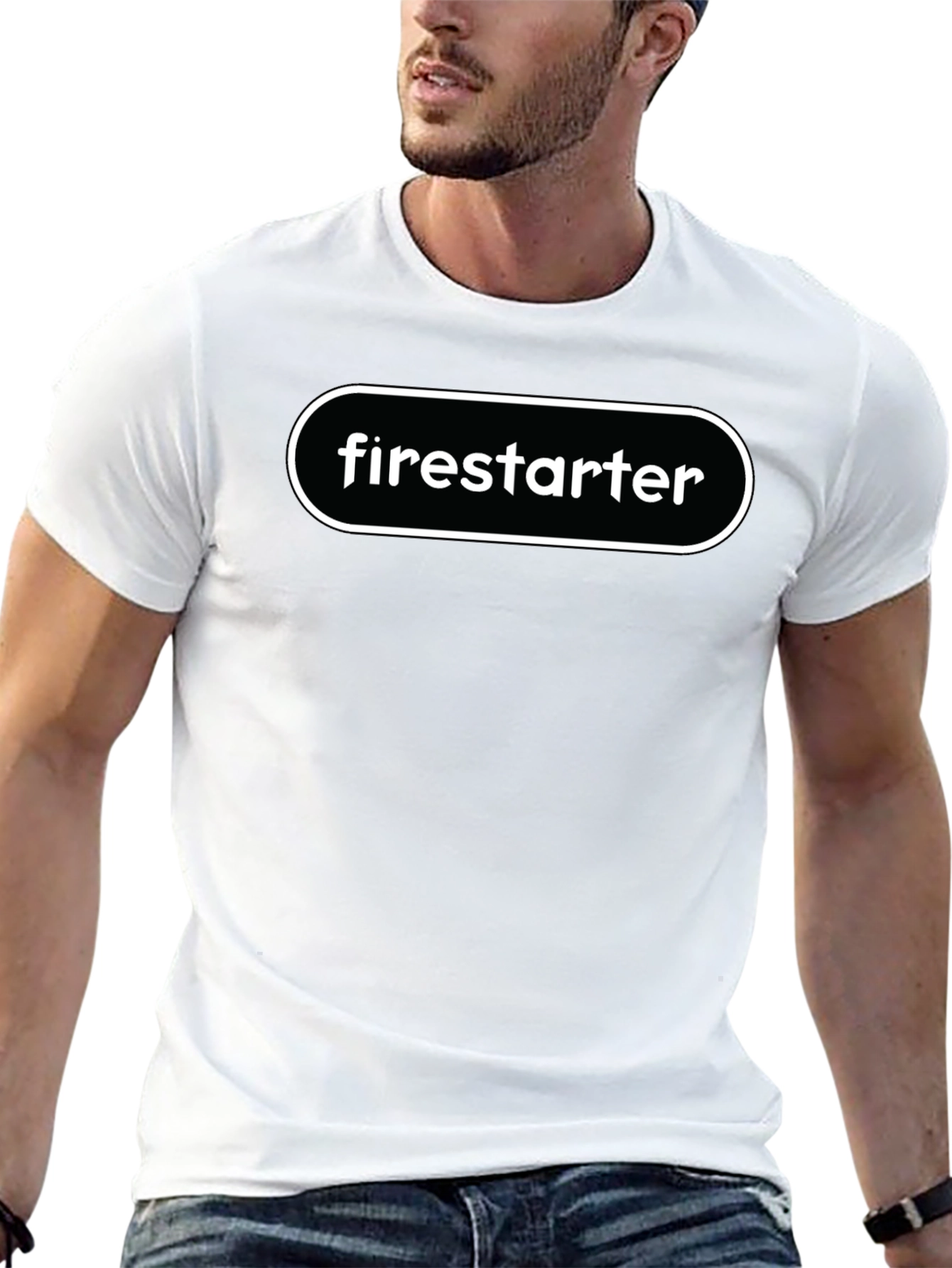 Firestarter Black Graphic T-Shirt