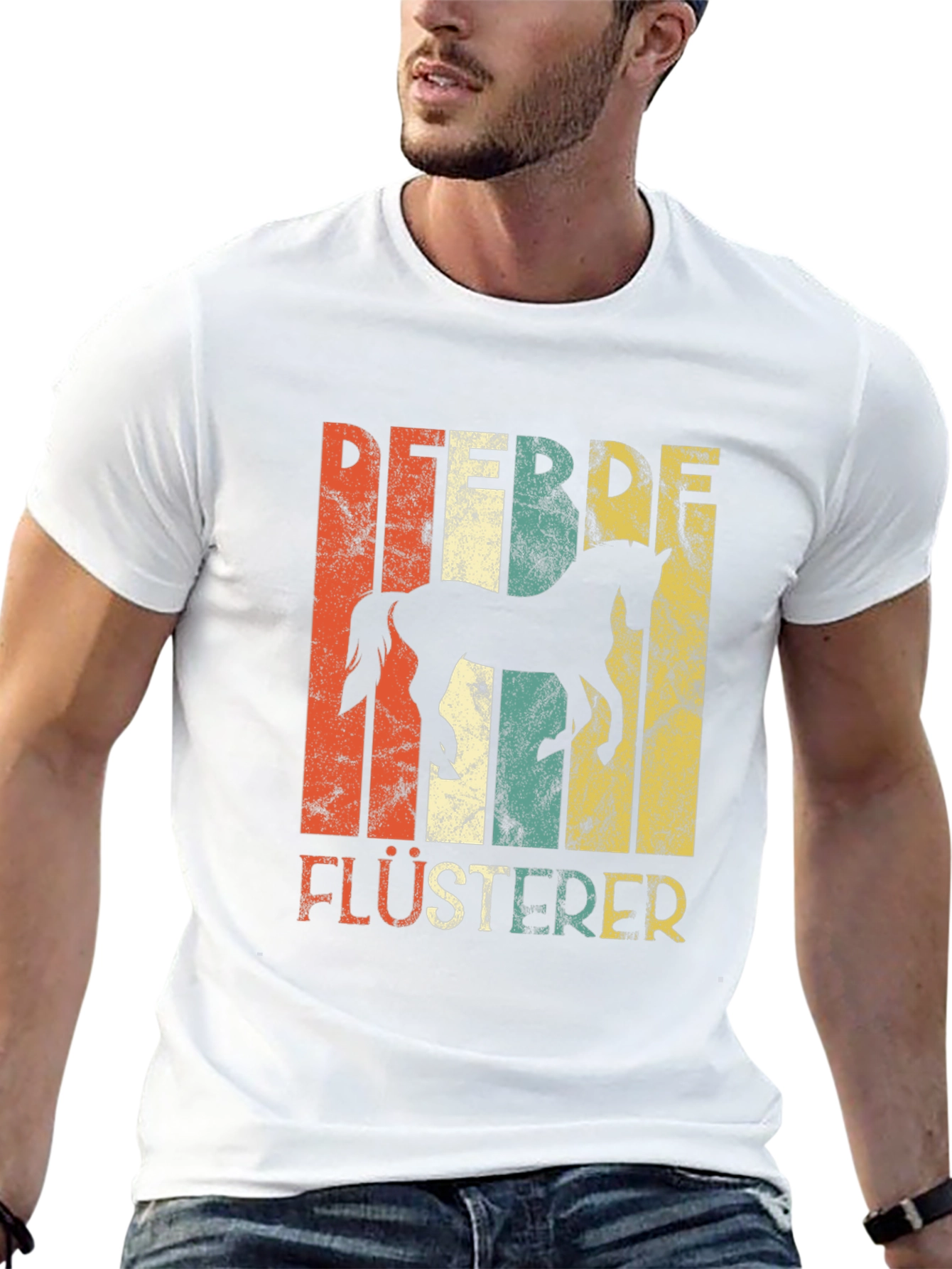 Horse Whisperer T-Shirt - Retro German Design