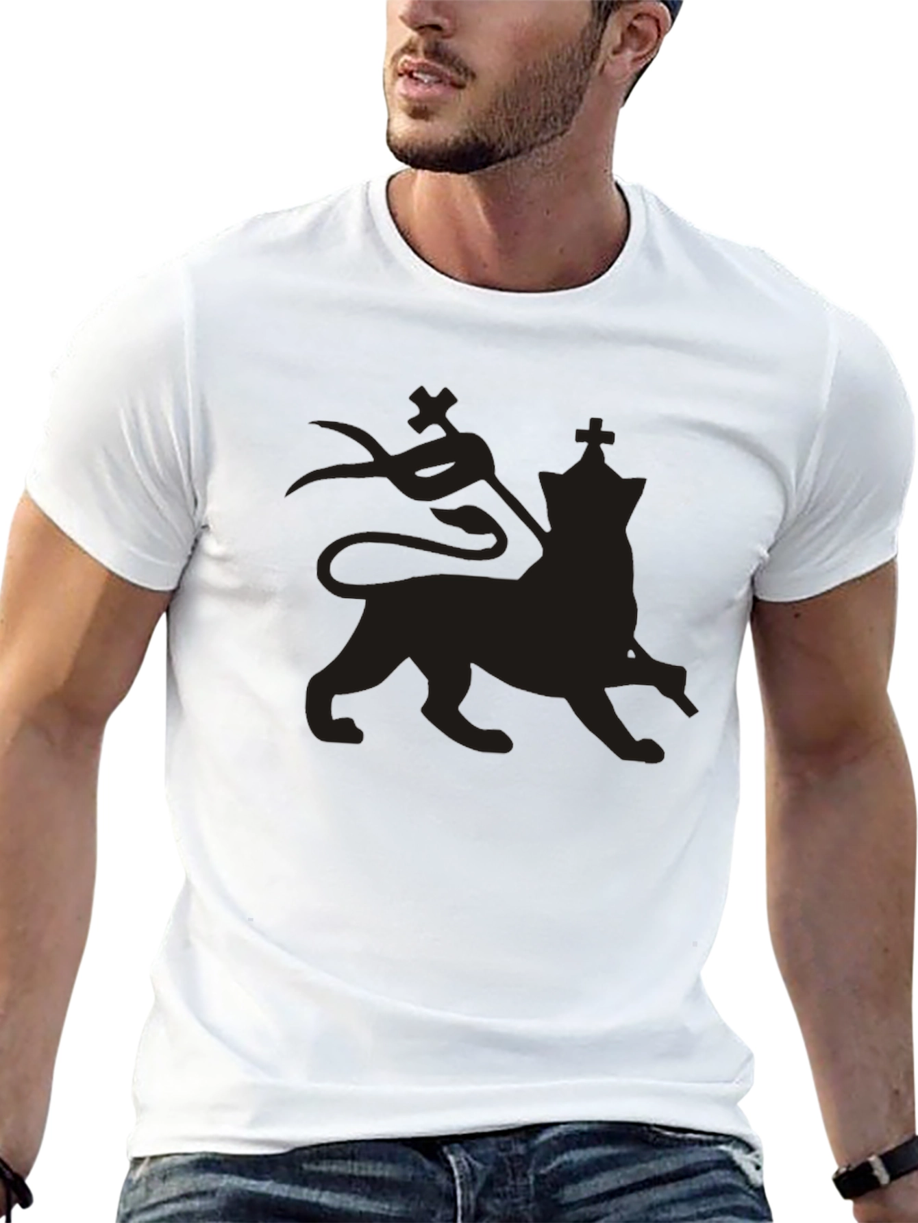 Black Lion T-Shirt - Reggae Inspired Style