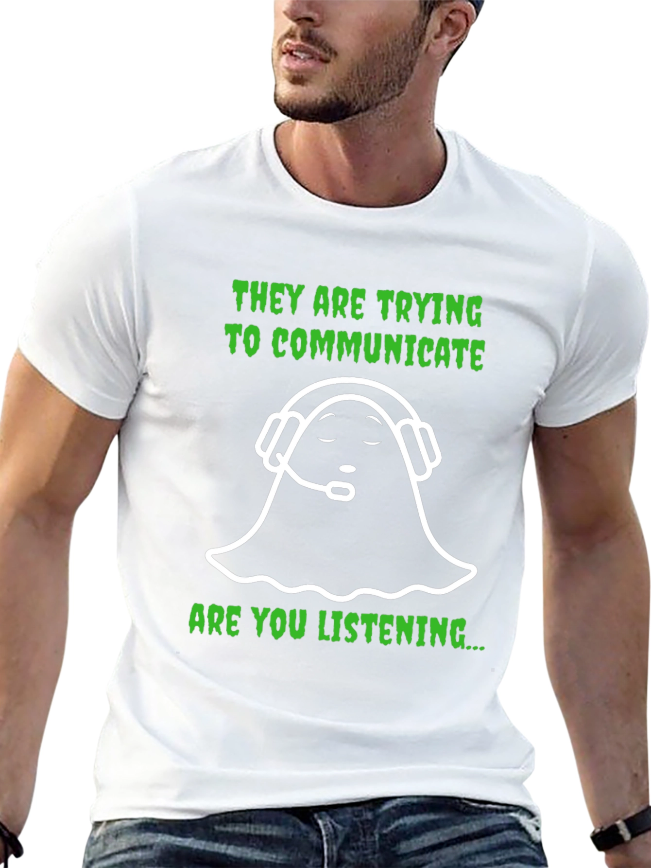 Ghost Communicating T-Shirt