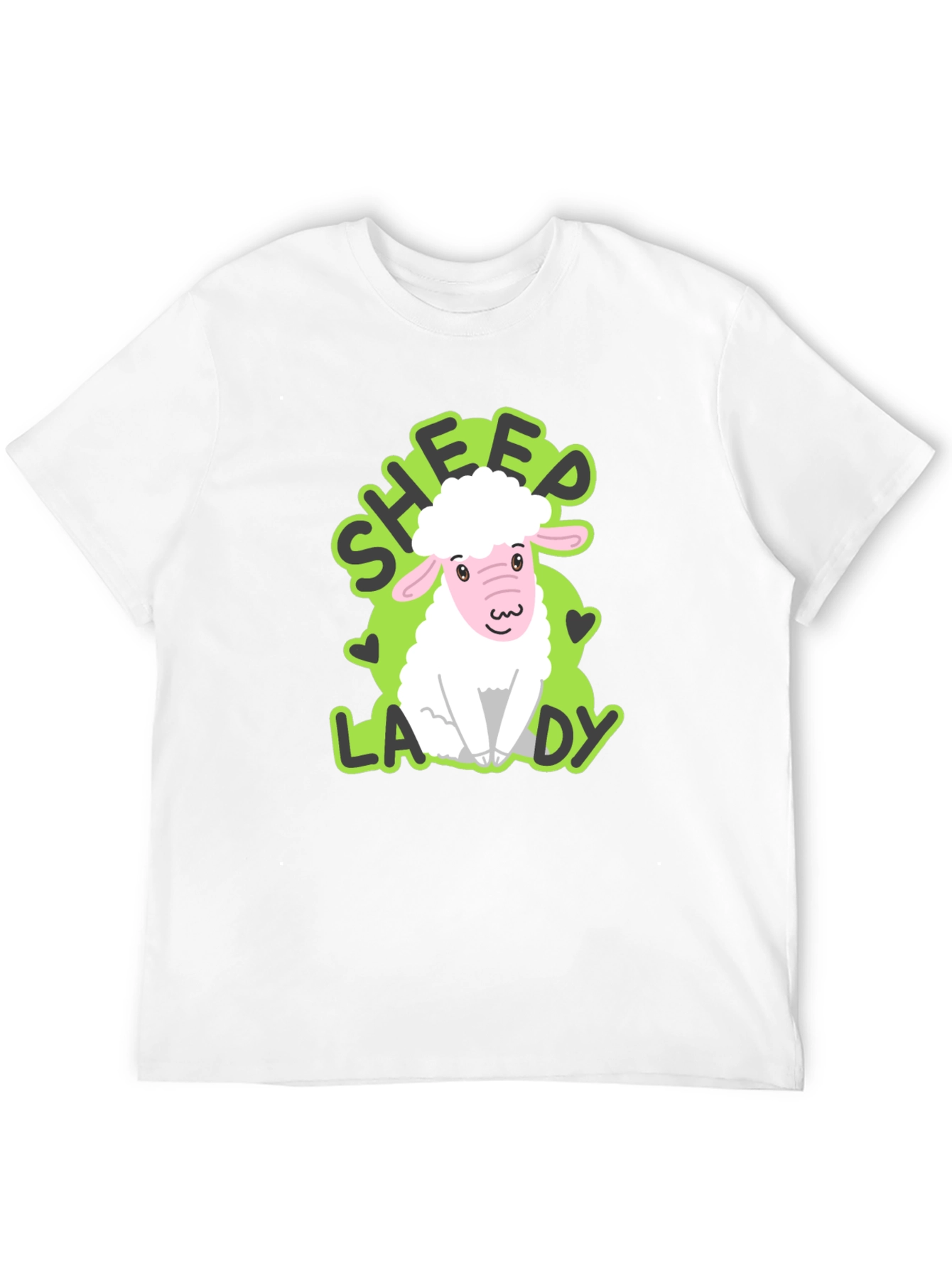 Sheep Lady T-Shirt - Cute Animal Lover Tee