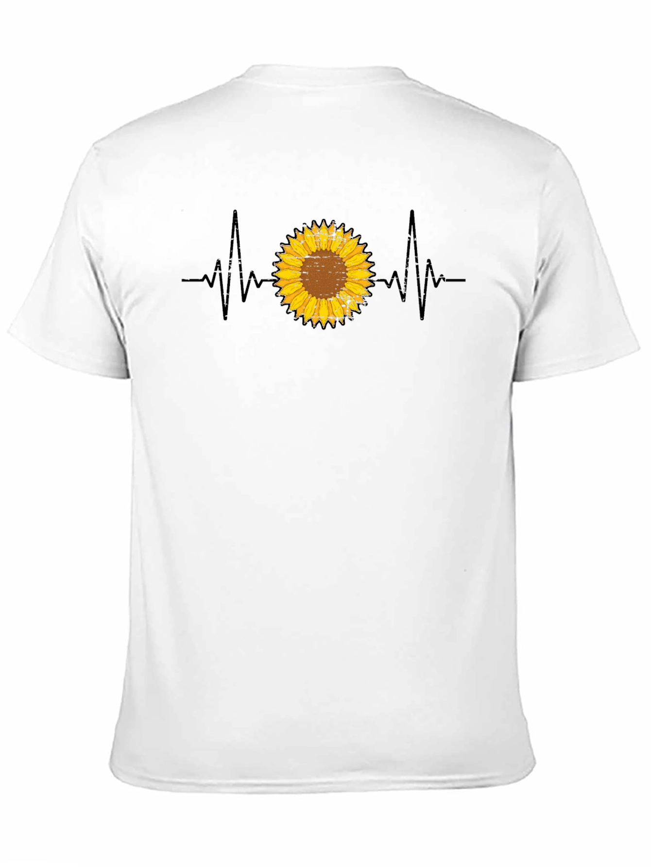 Sunflower Heartbeat Graphic Tee